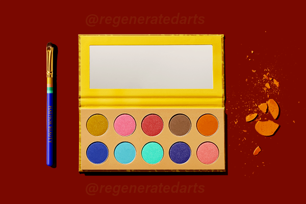 Nefertiti Eye shadow Palette for Hathor Cosmetics (Photoshop)