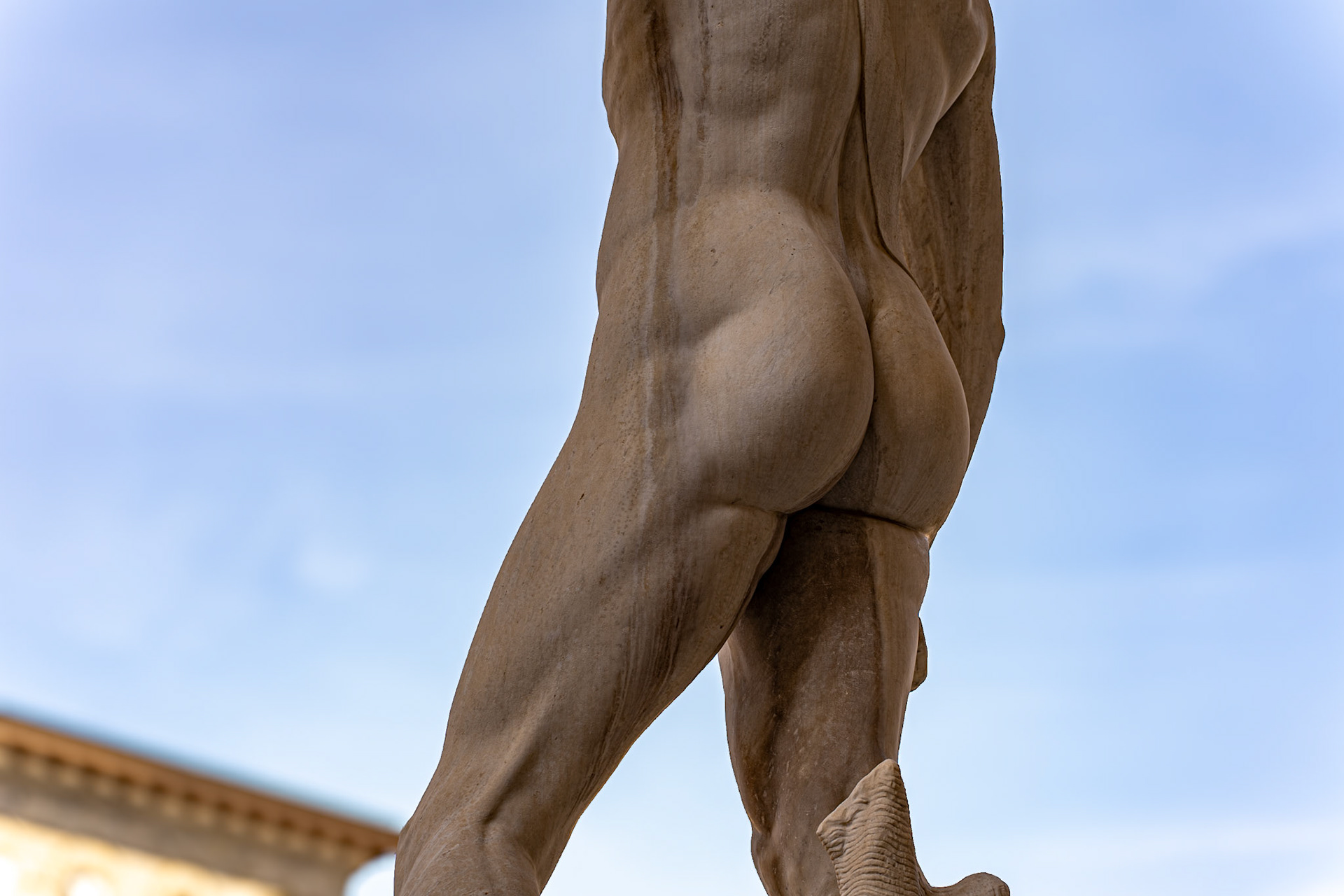 FYI this chiseled butt is a copy of David's