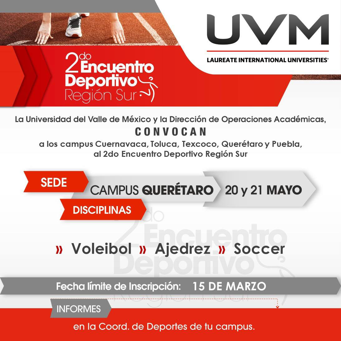 UVM, Región Sur, 2017