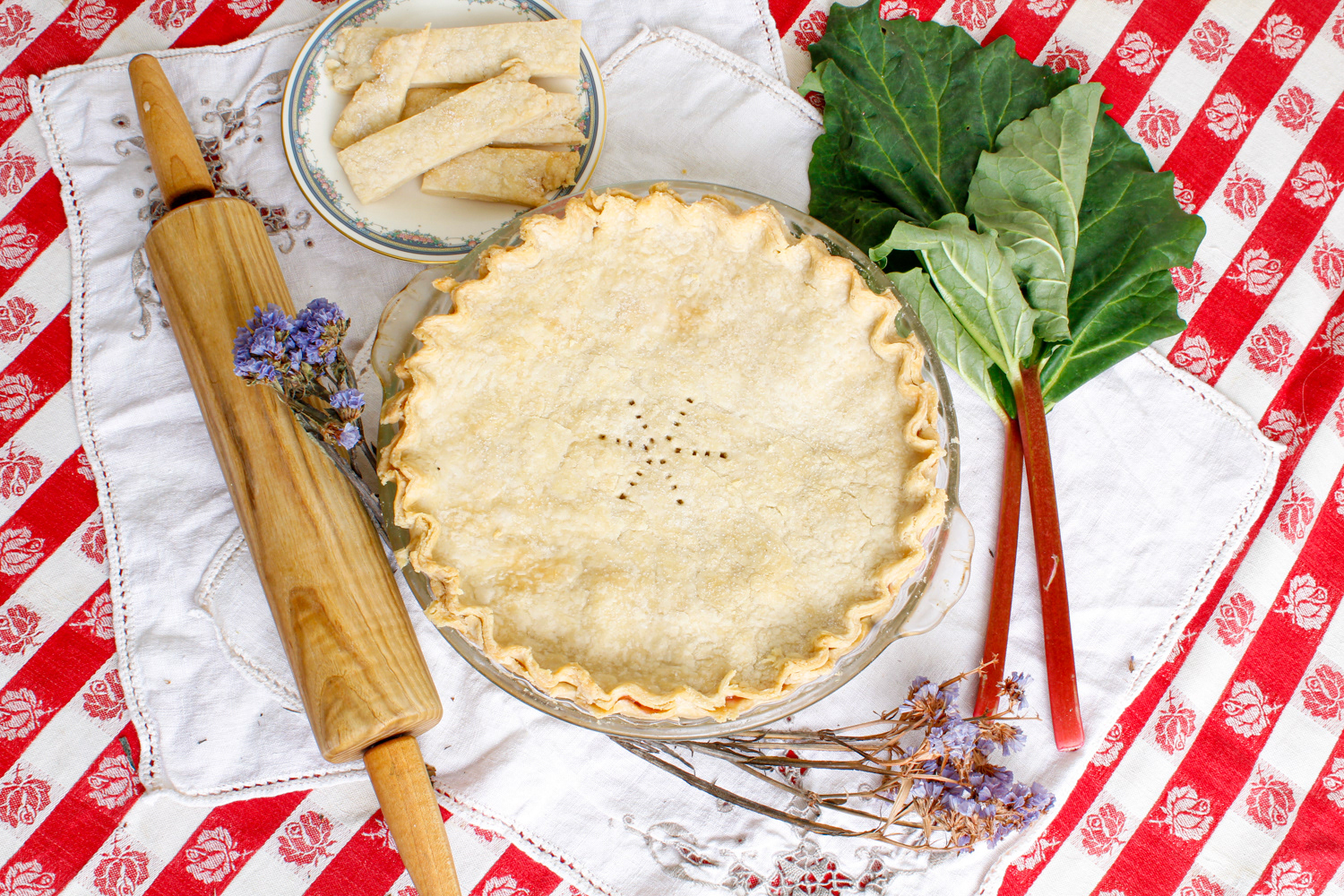 "Rhubarb Pie (Grandma's Recipe)" (Digital Print, 2021)