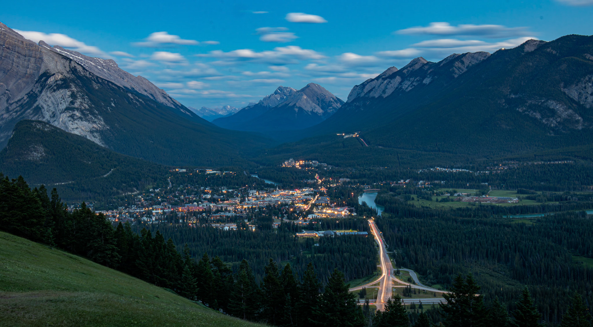 Scenic view from a viewpoint near the town of Banff on Saturday (July 13). ARMAAN KHANNA RMO PHOTO