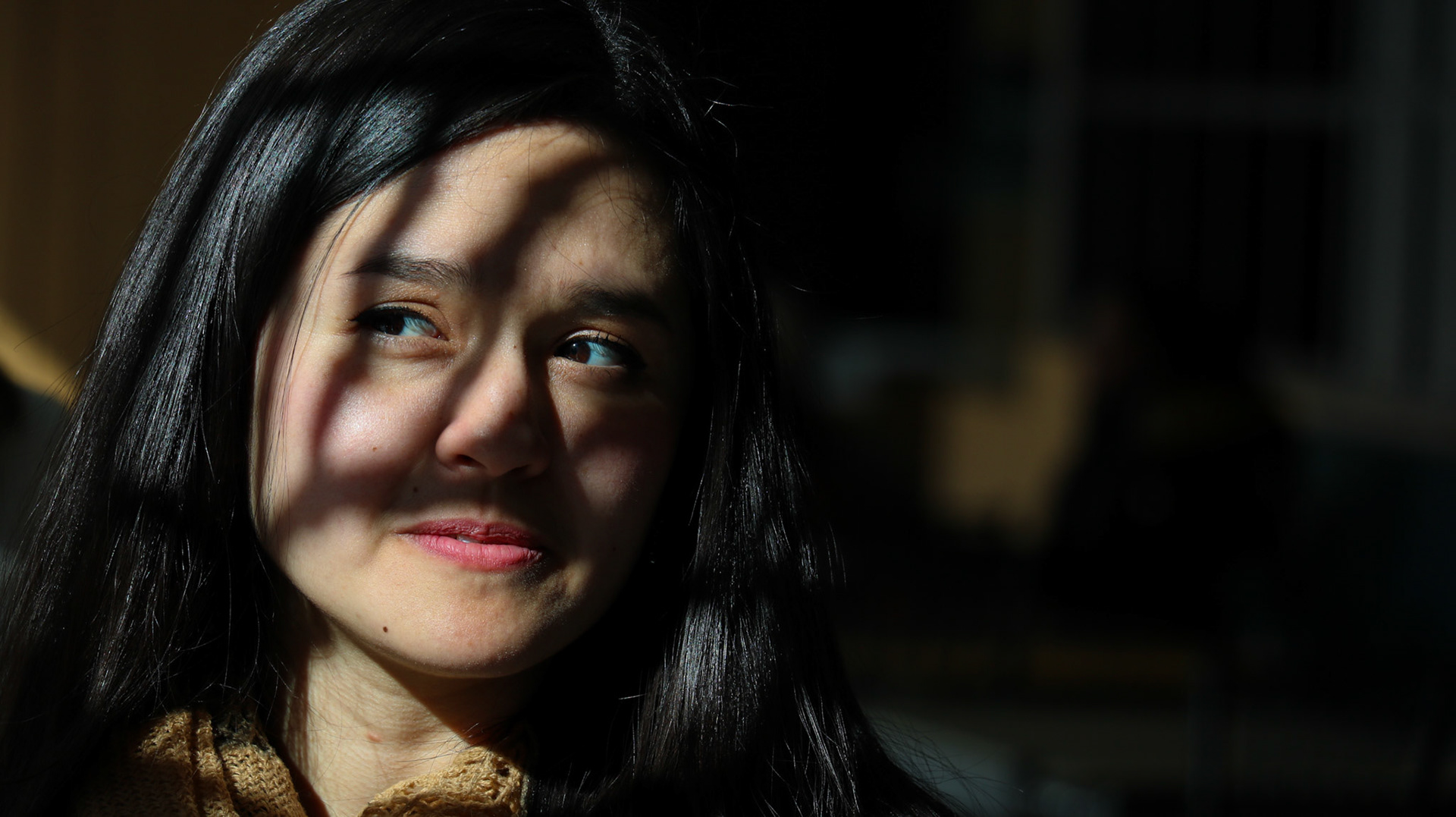 This portrait of Carolina displays how shadows can give a unique character to a photograph. For major Assignment 6 - Portfolio.(Photo by Armaan Khanna/SAIT)