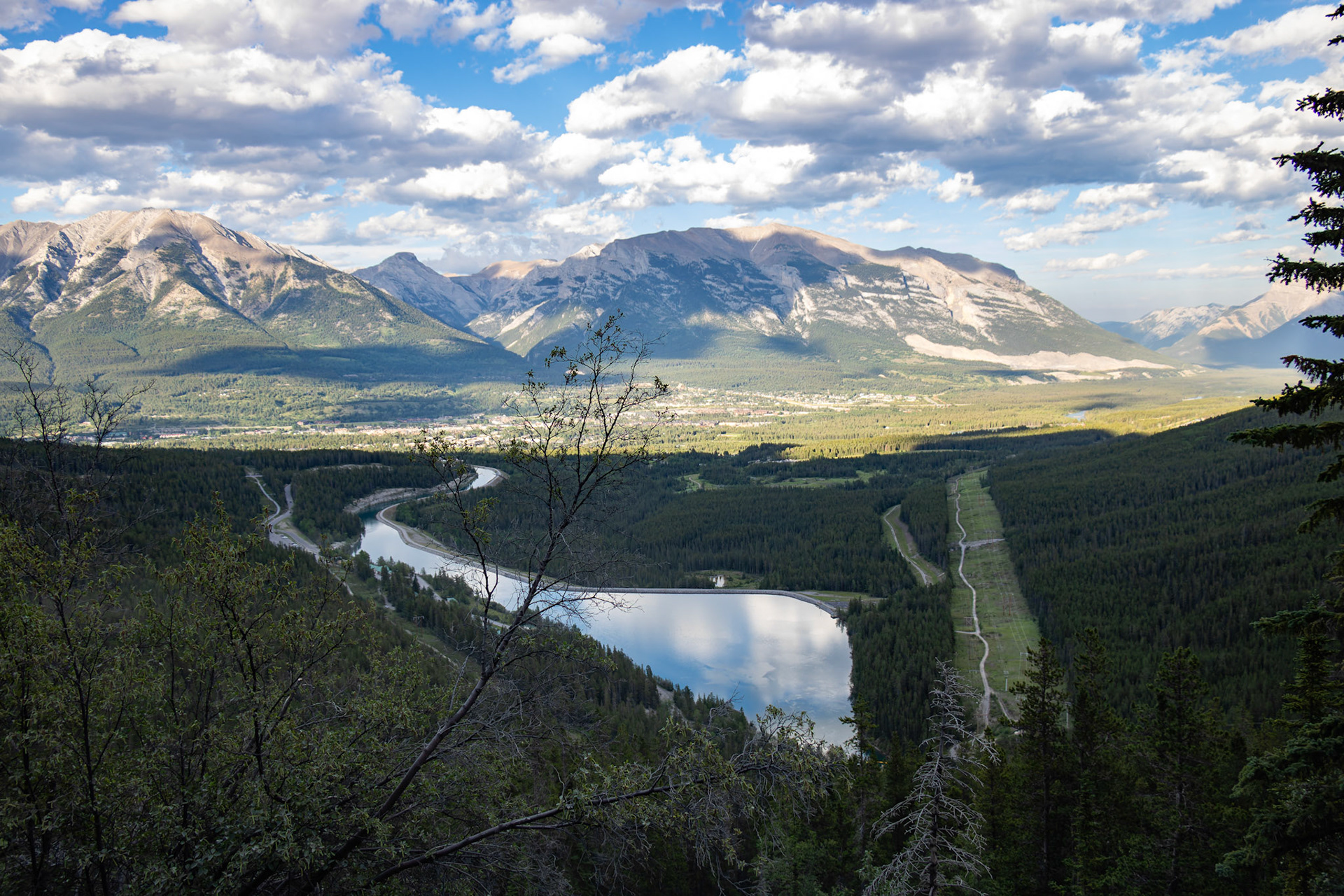 Scenic view of mountains from a viewpoint in Canmore on Saturday (July 13). ARMAAN KHANNA RMO PHOTO