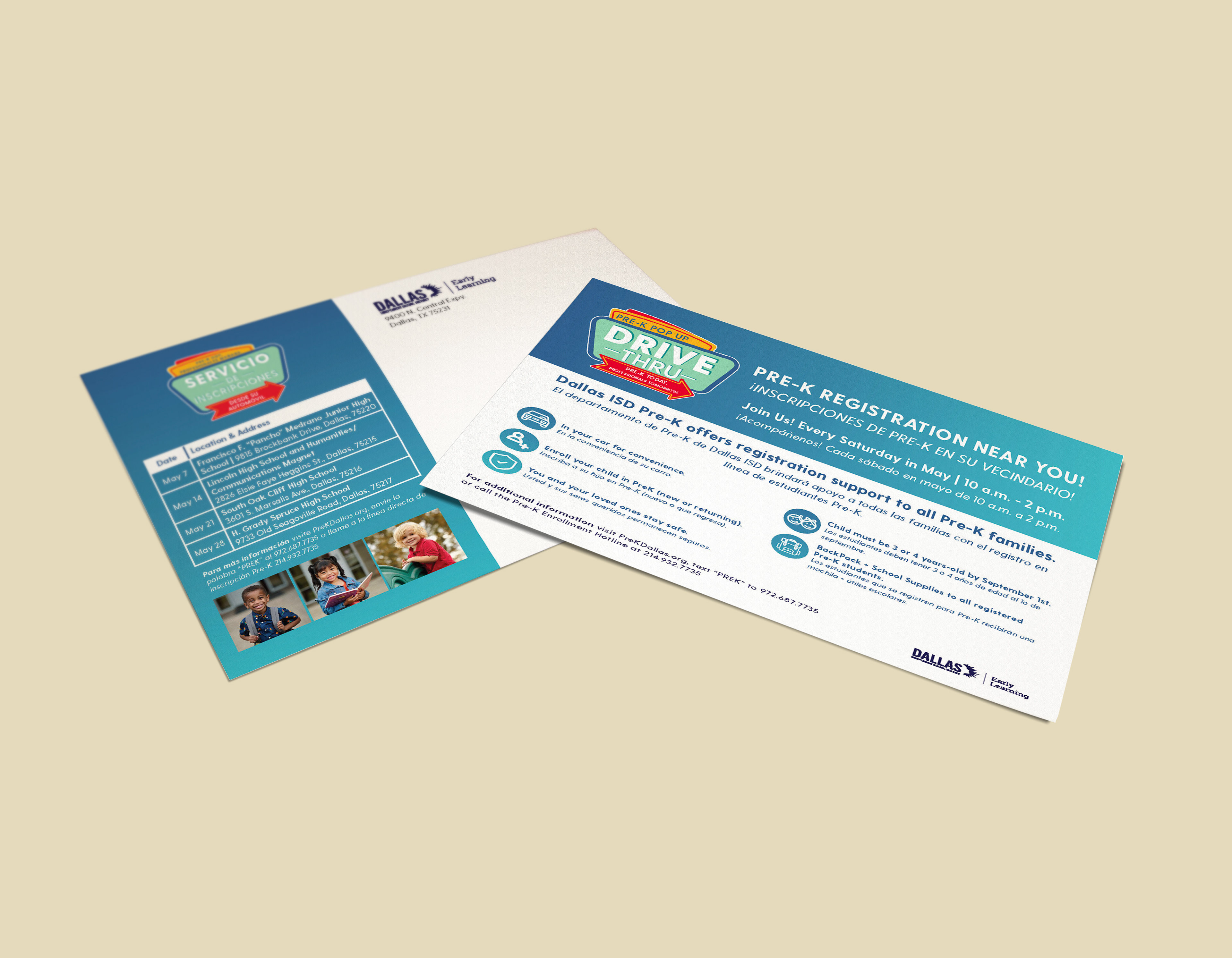PRE-K Drive Thru Mailer