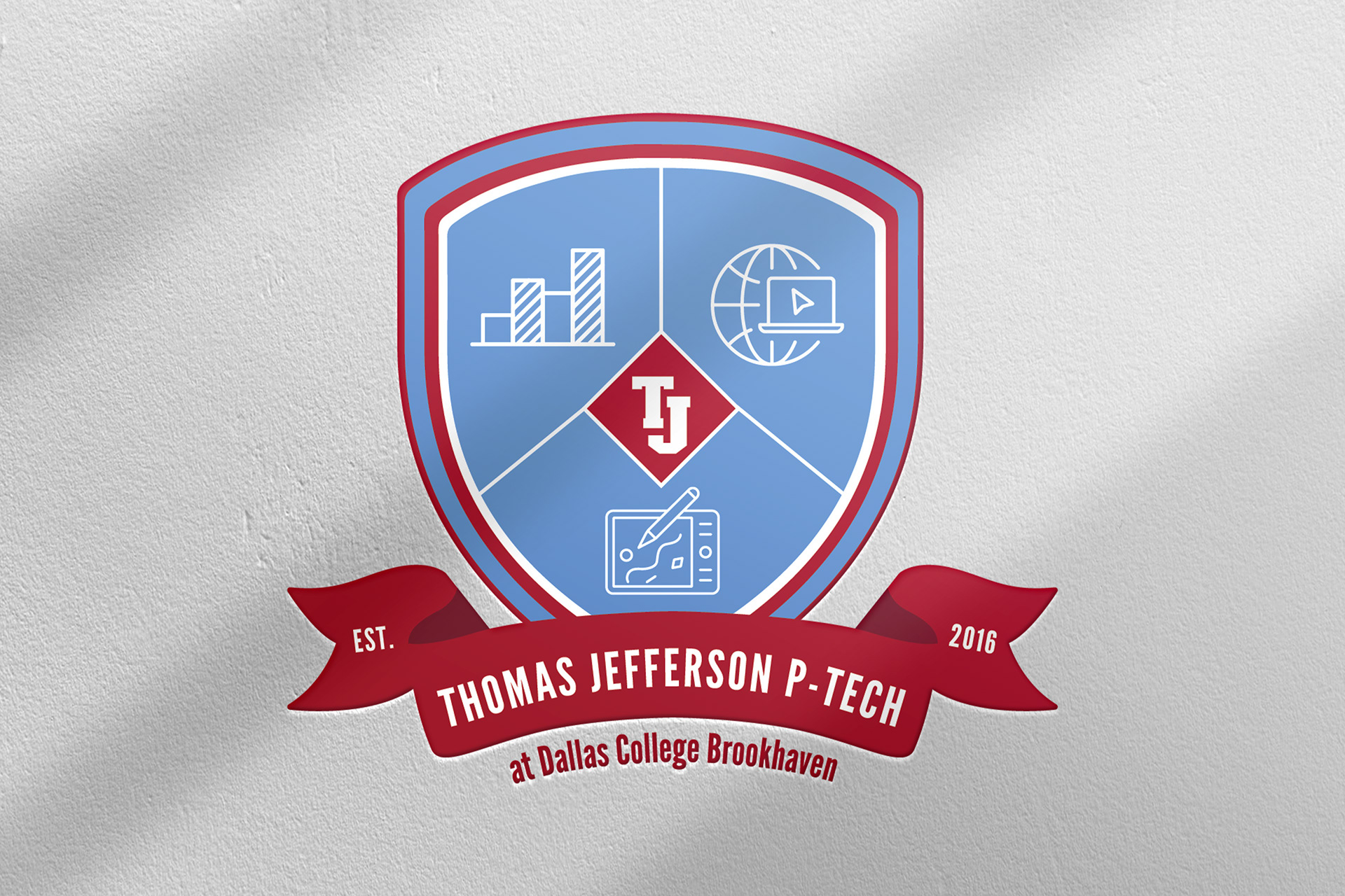 TJHS P-Teach School Logo Rebrand