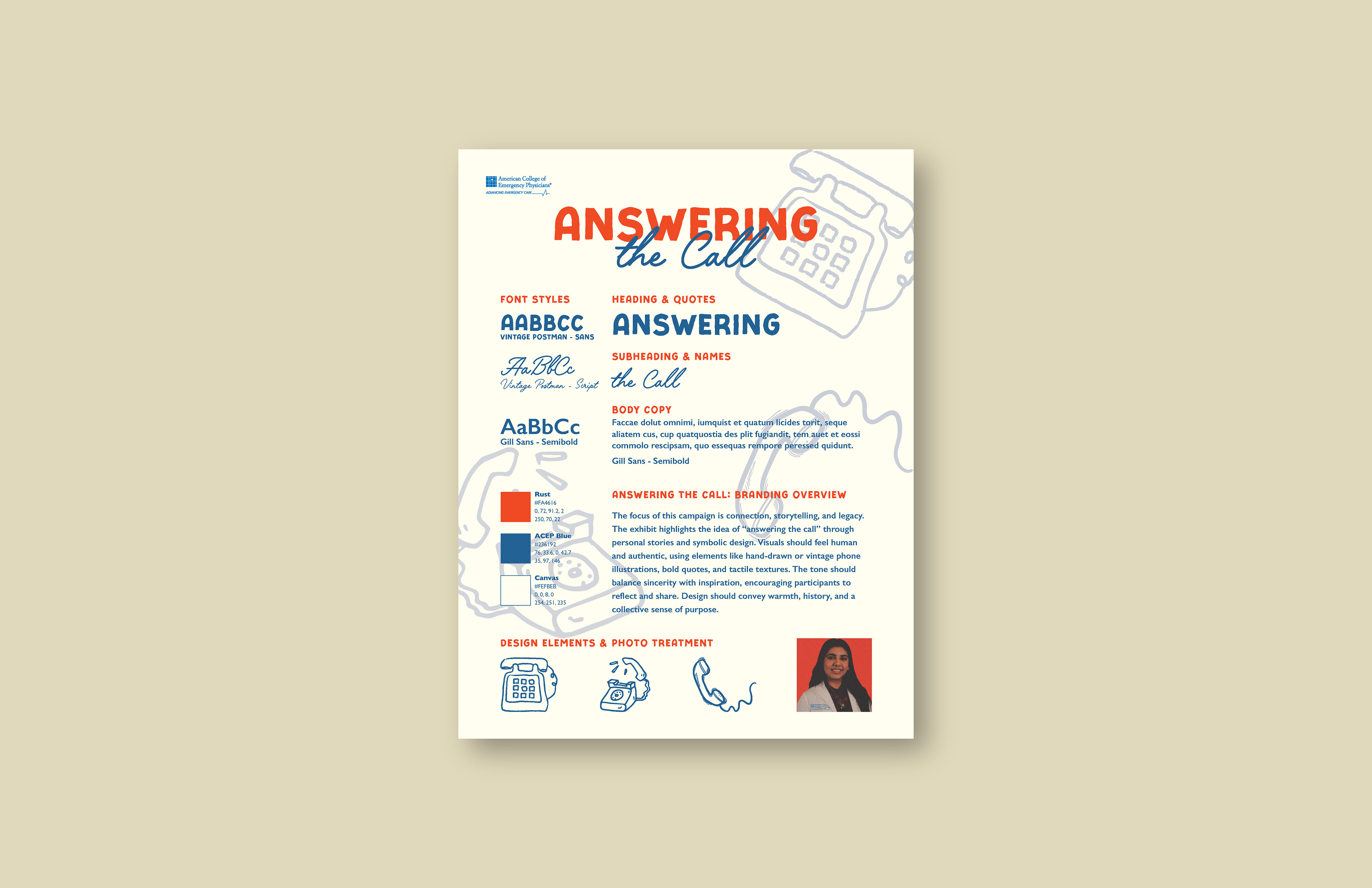 Answering the Call Brand Guide