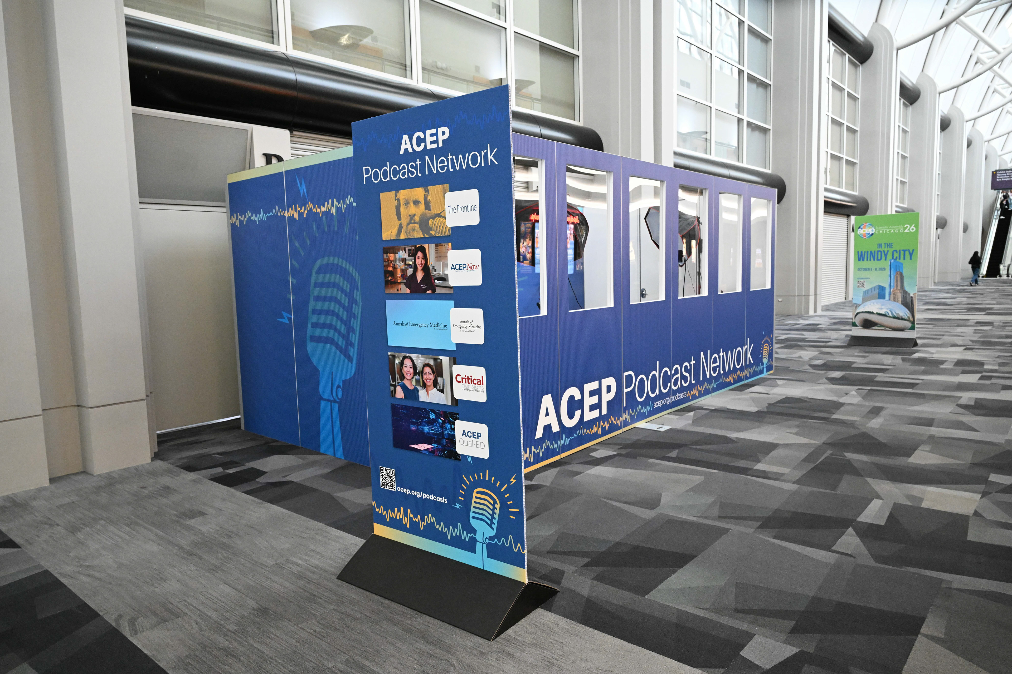 ACEP25 Podcast Booth