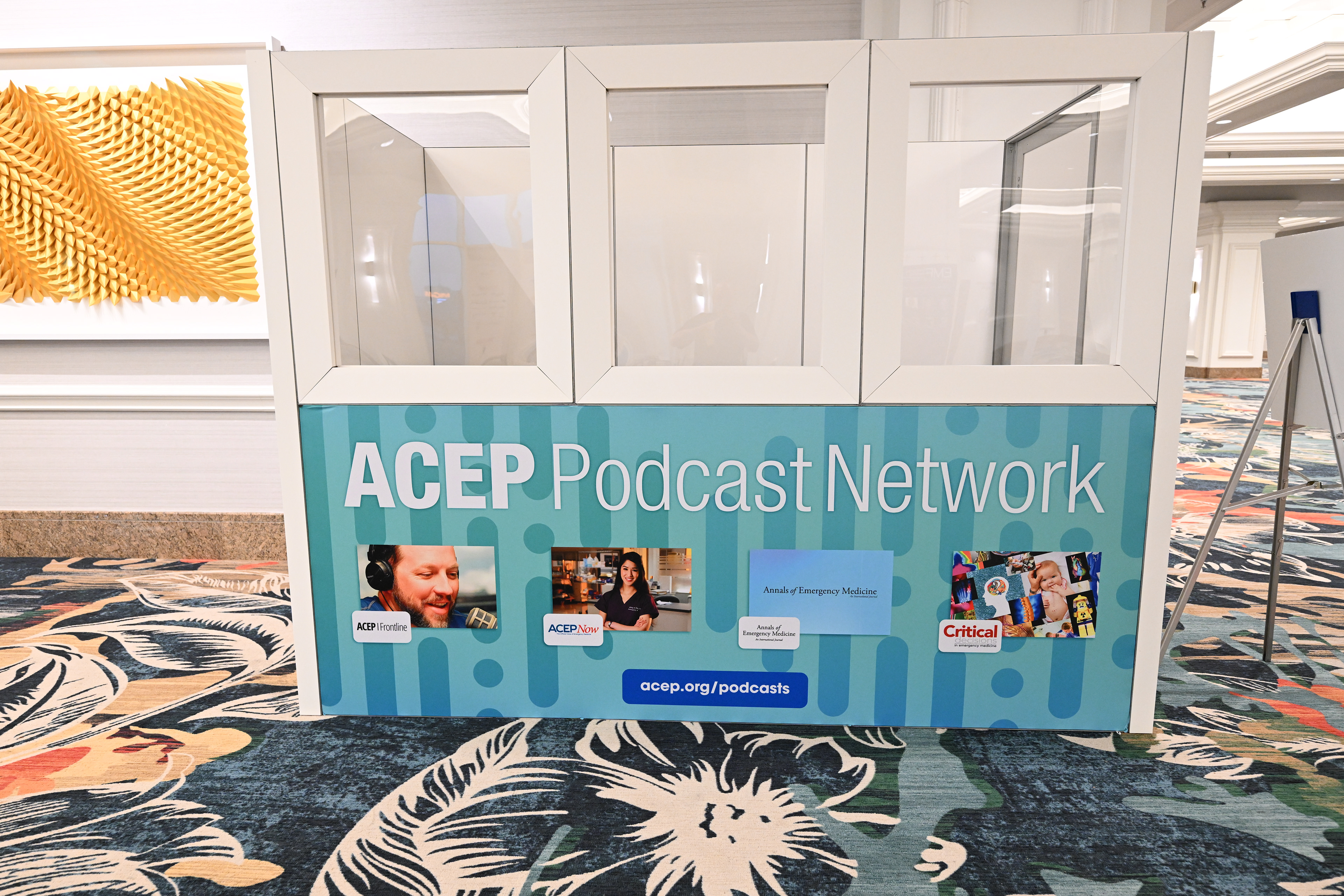 ACEP24 Podcast Booth