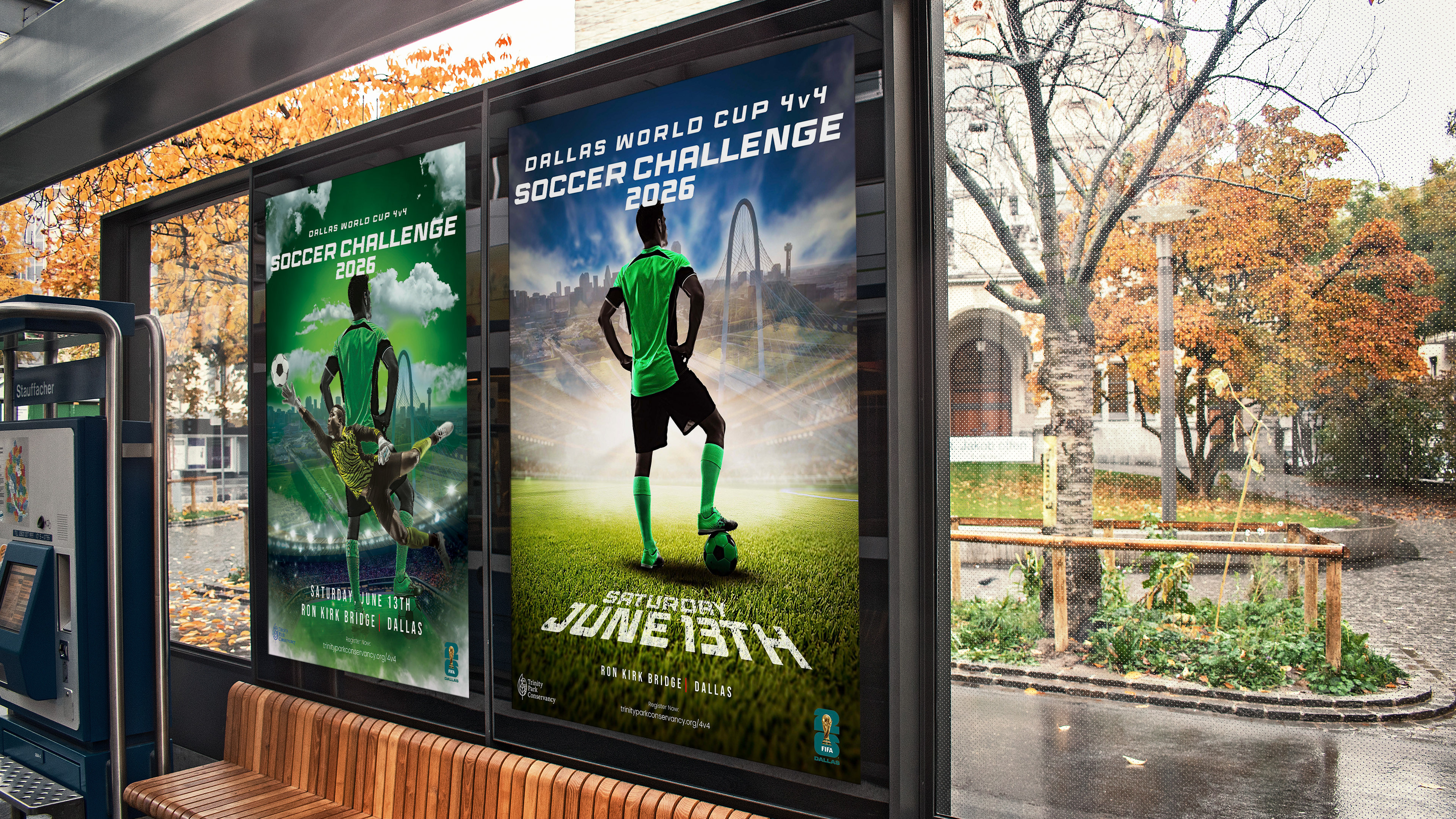 Dallas World Cup Soccer Challenge Posters