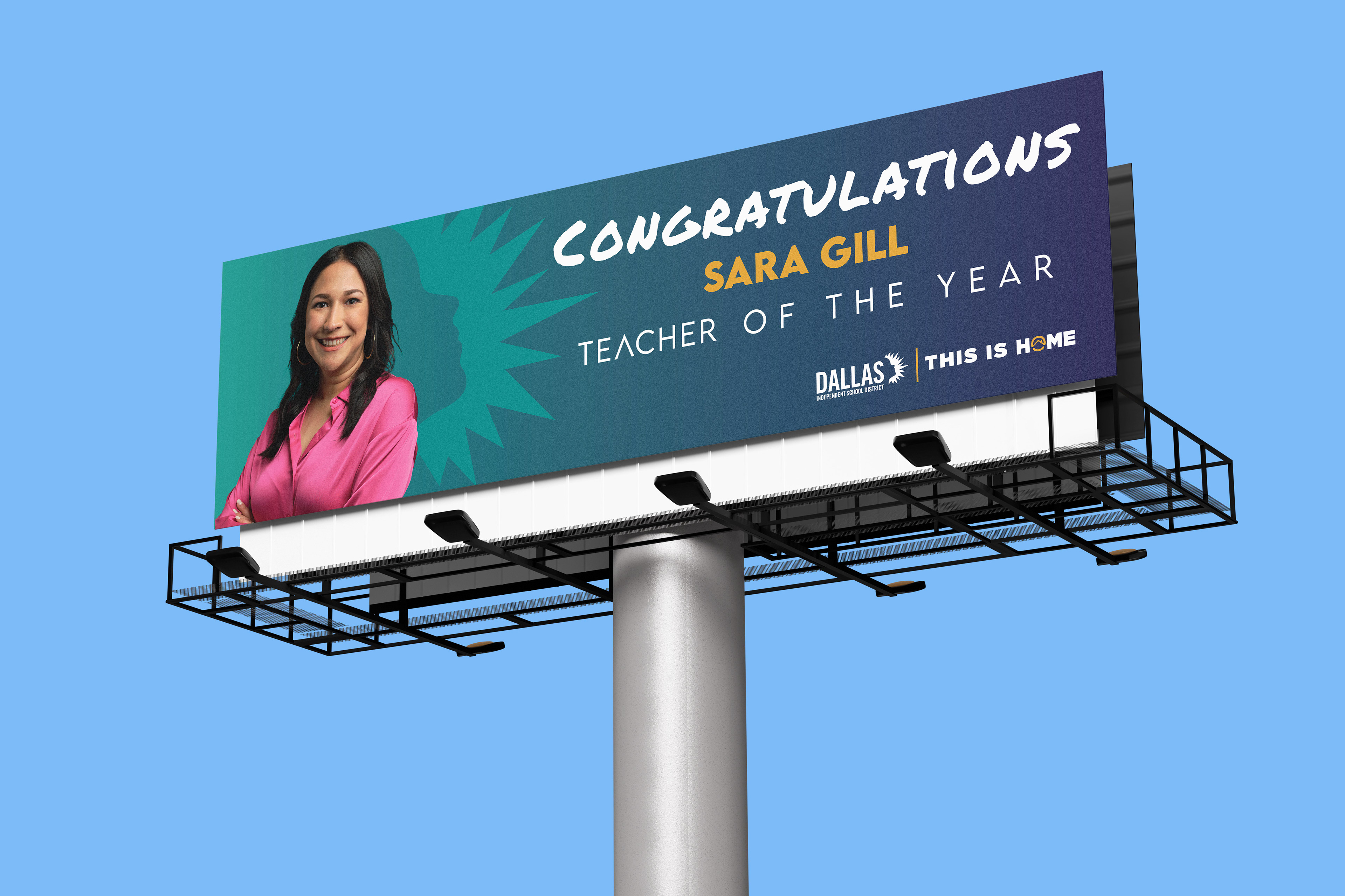 Teacher of the Year Billboard