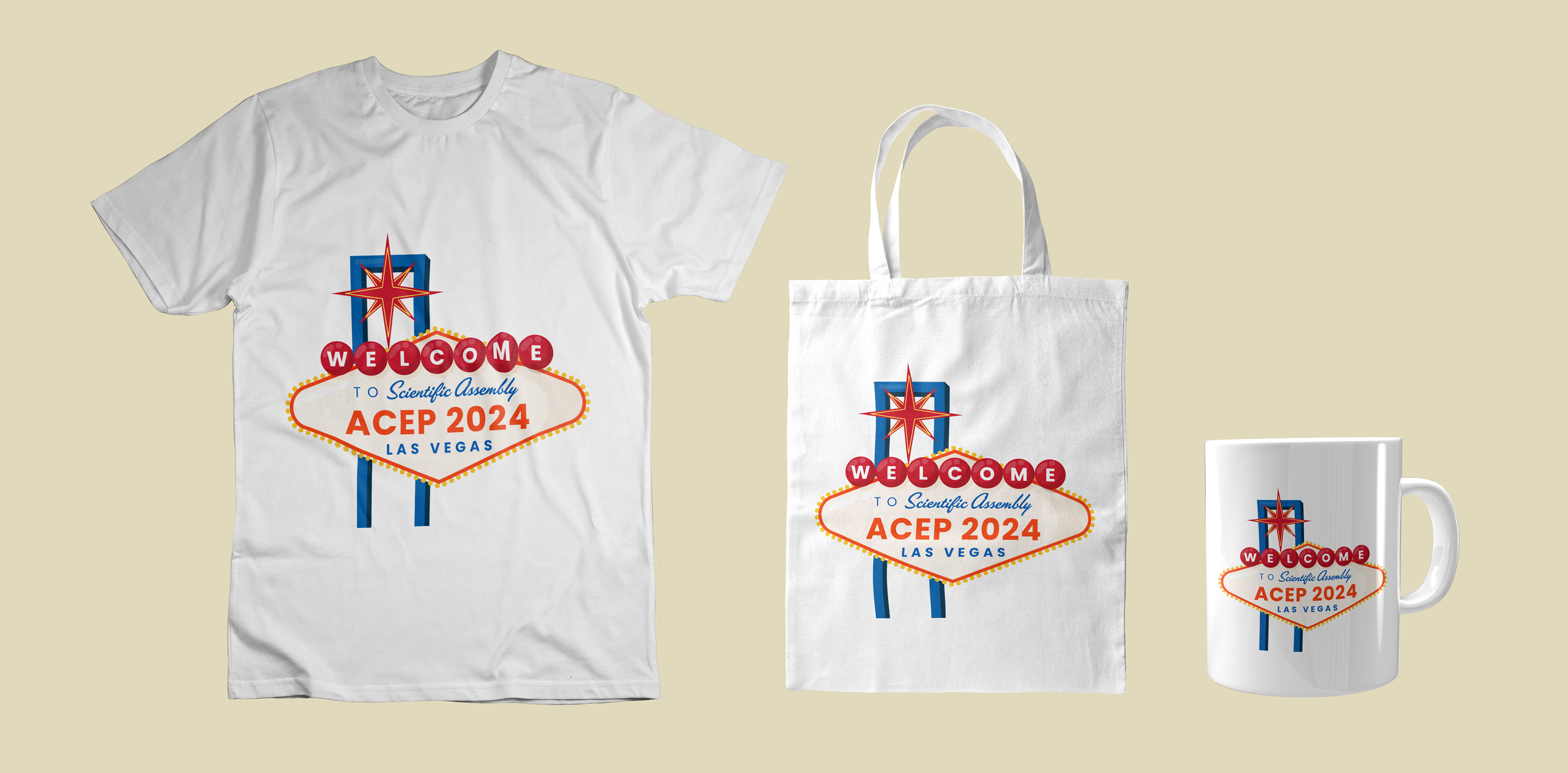 ACEP24 Vegas Sign Merch