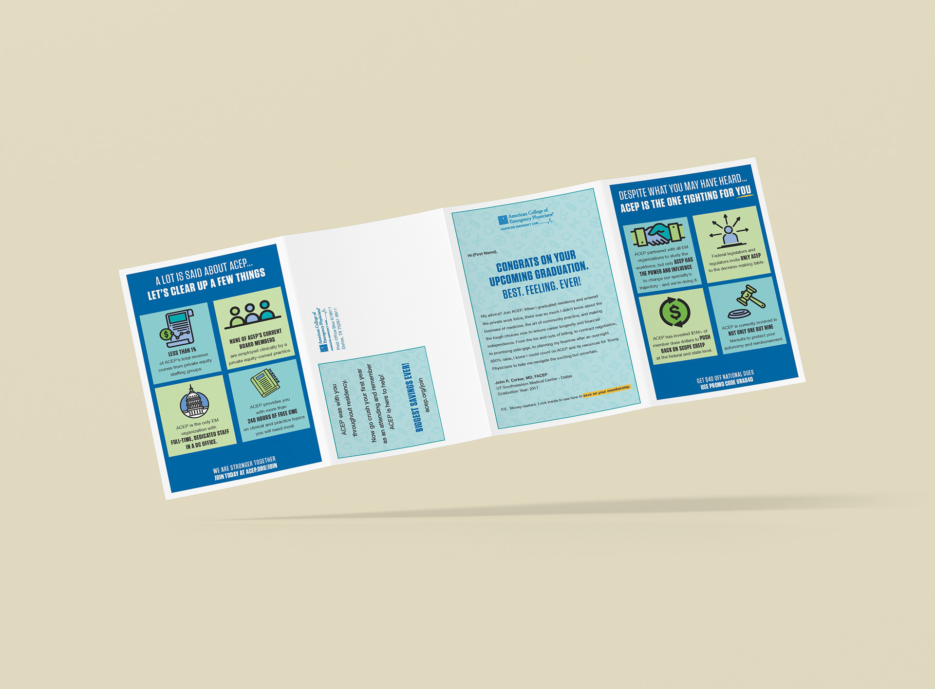 Folded Mailer Front