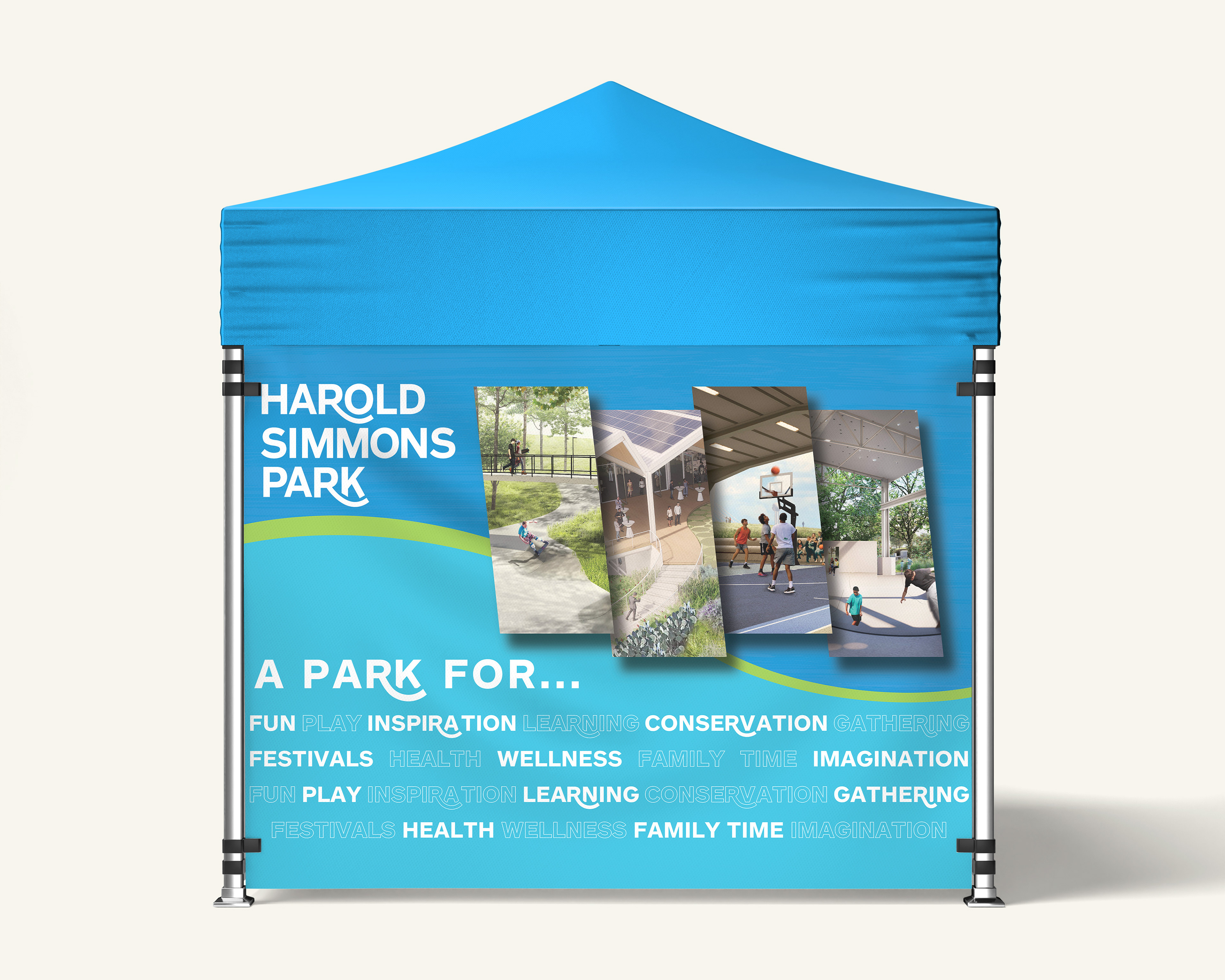 Harold Simmons Park Tent Wall