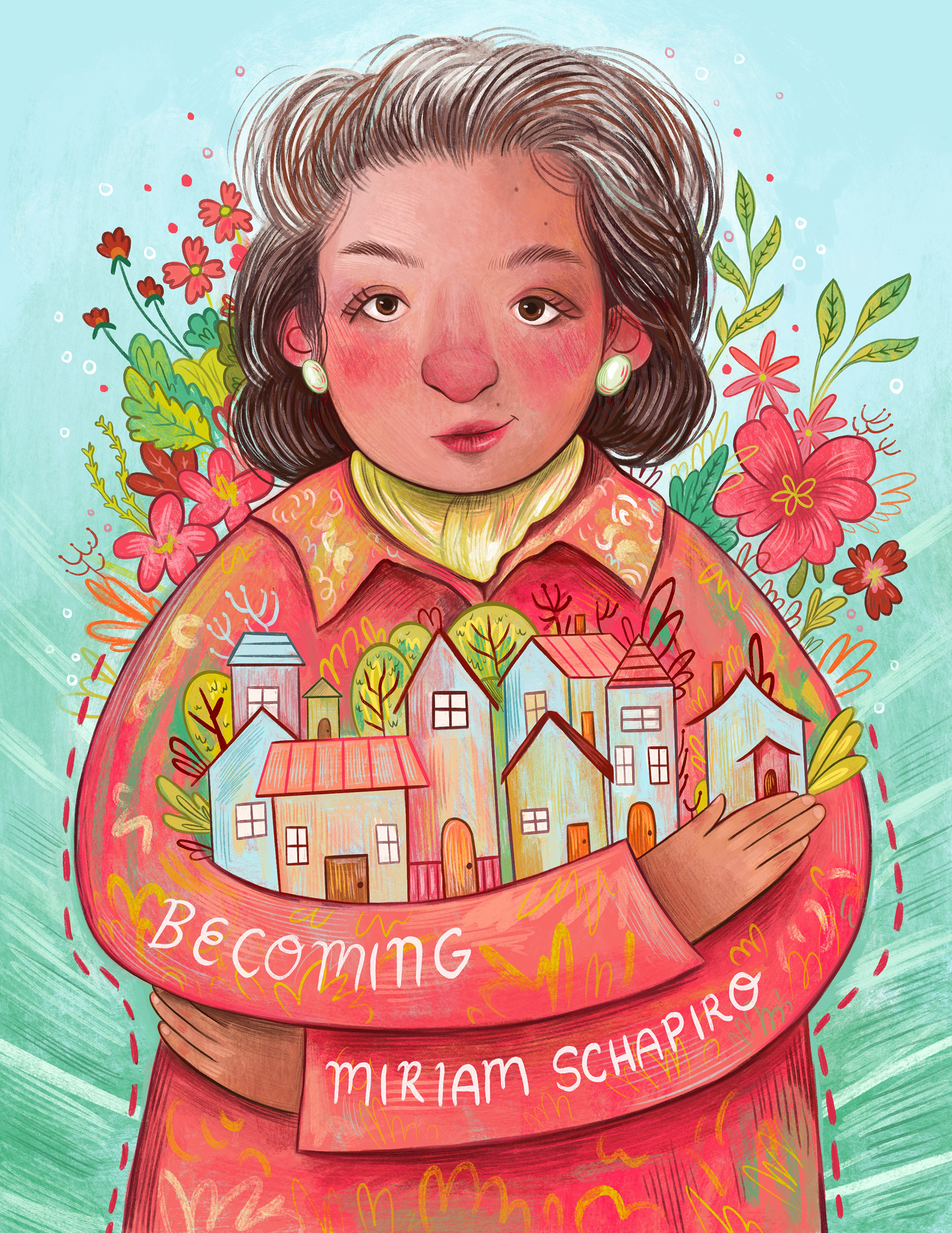 Miriam Schapiro Smithsonian Cover ; Procreate & Adobe Portfolio 2023