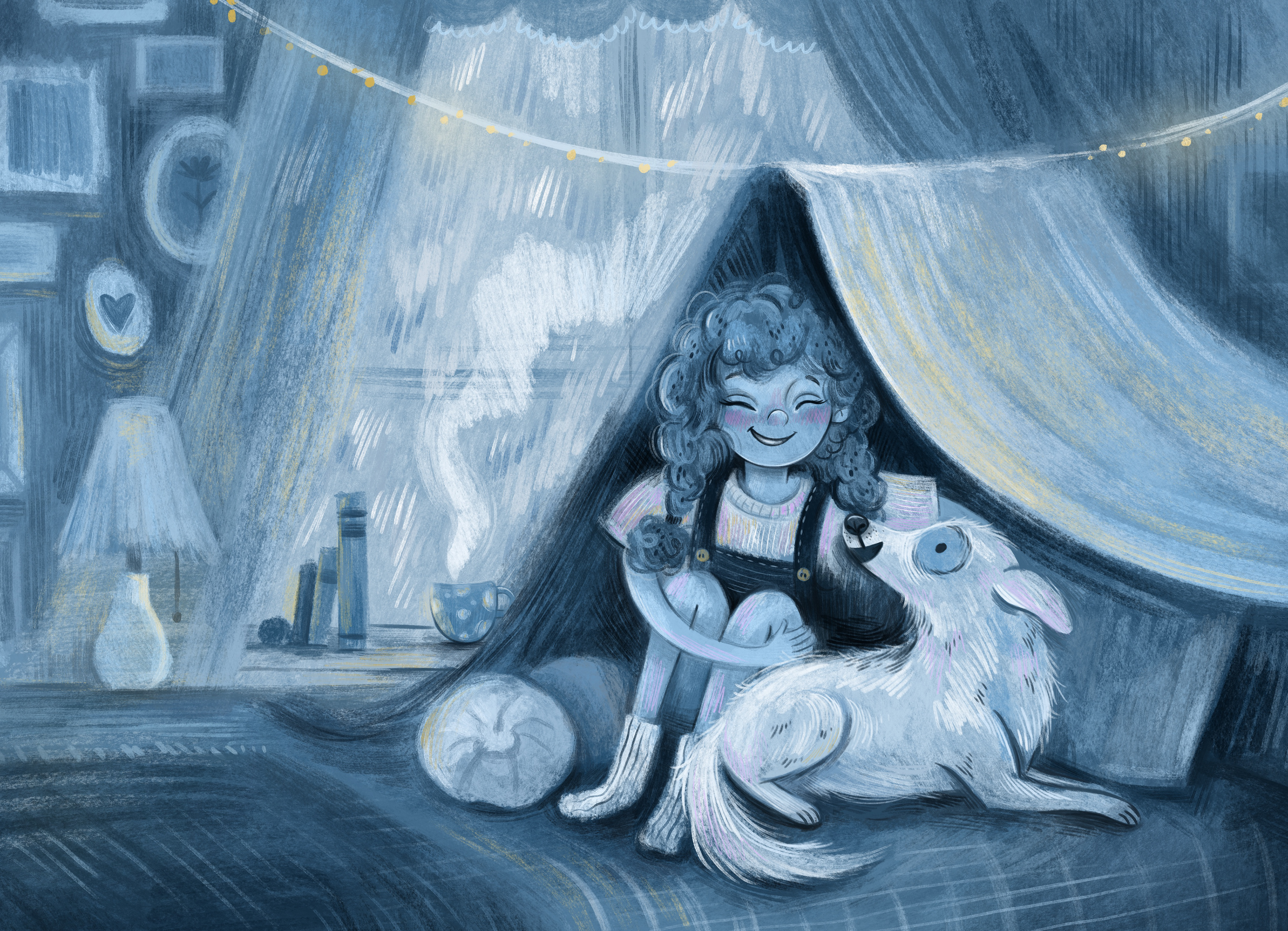 There's No Need to Go Outside ; Procreate 2024