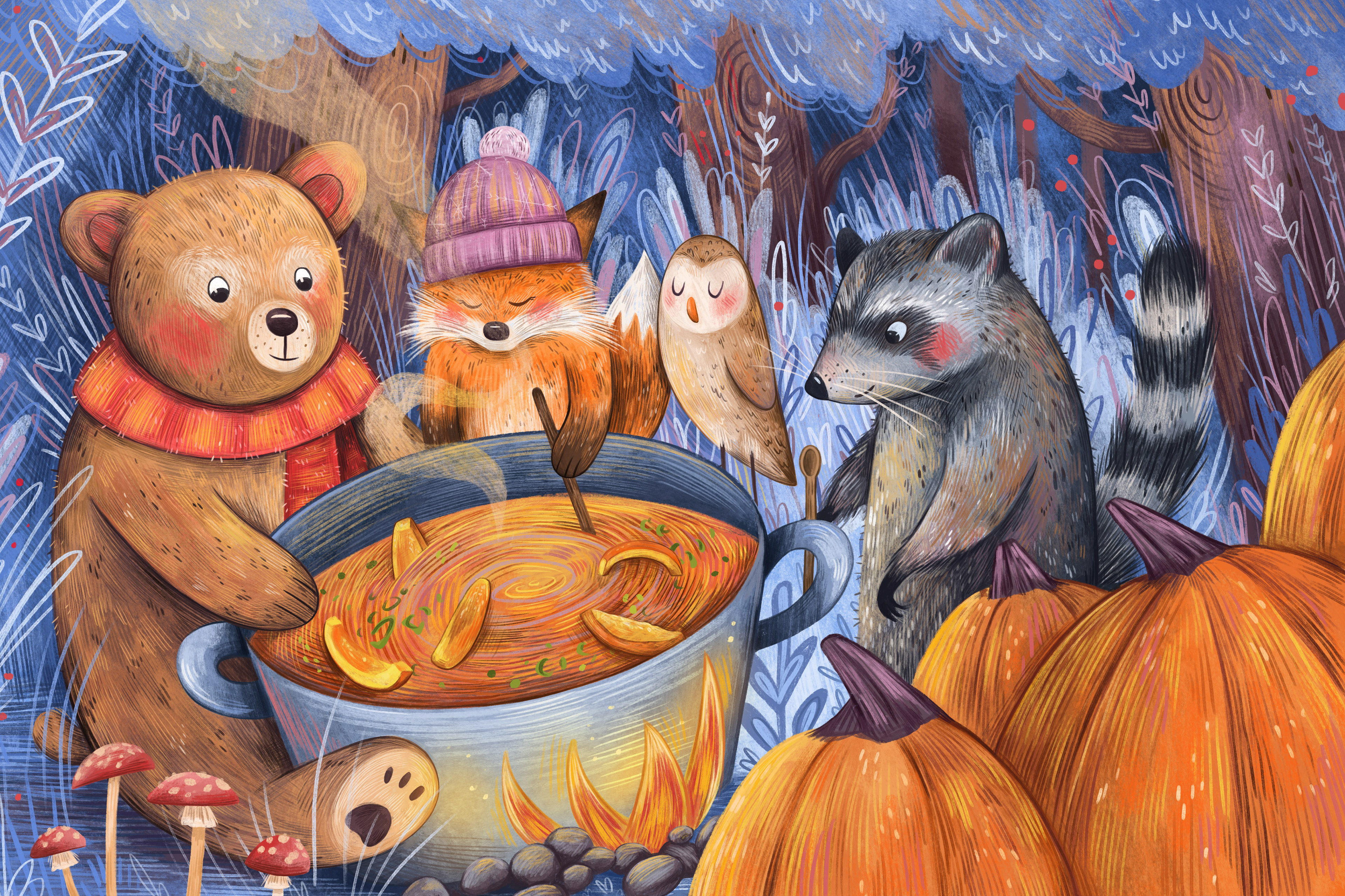 Pumpkin Stew ; Procreate 2023