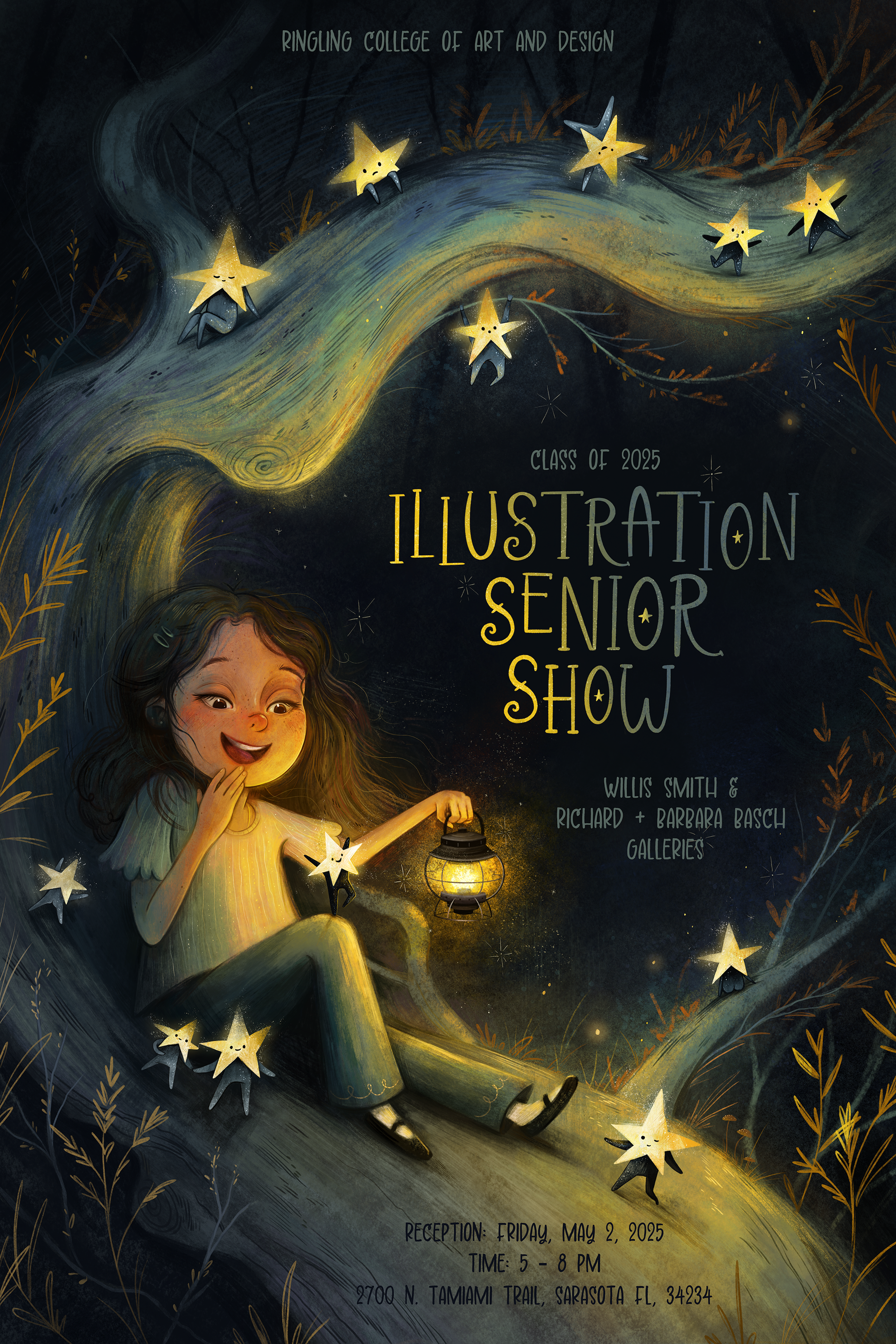 Senior Show Poster ; Procreate 2024