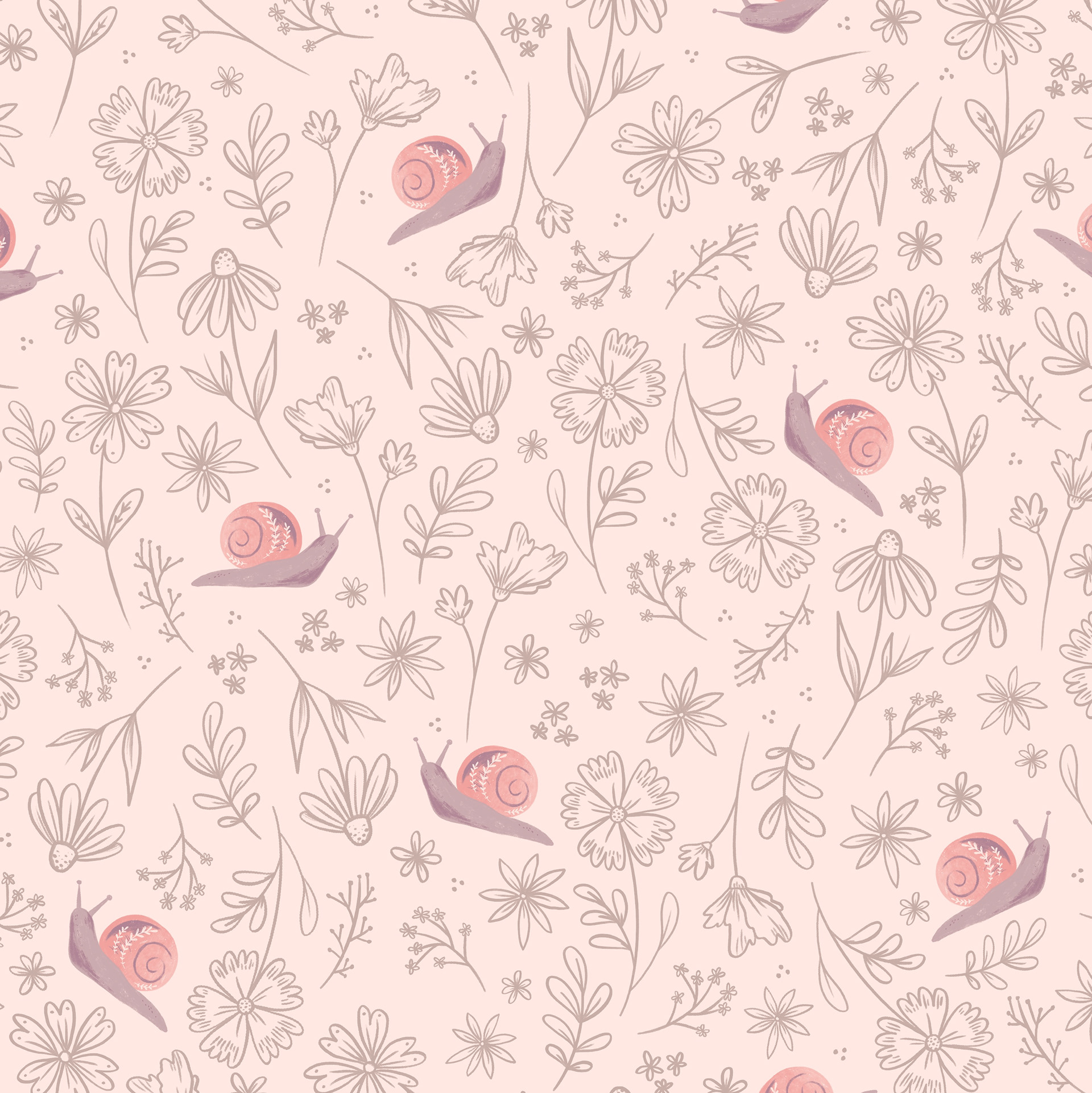 Floral Snails