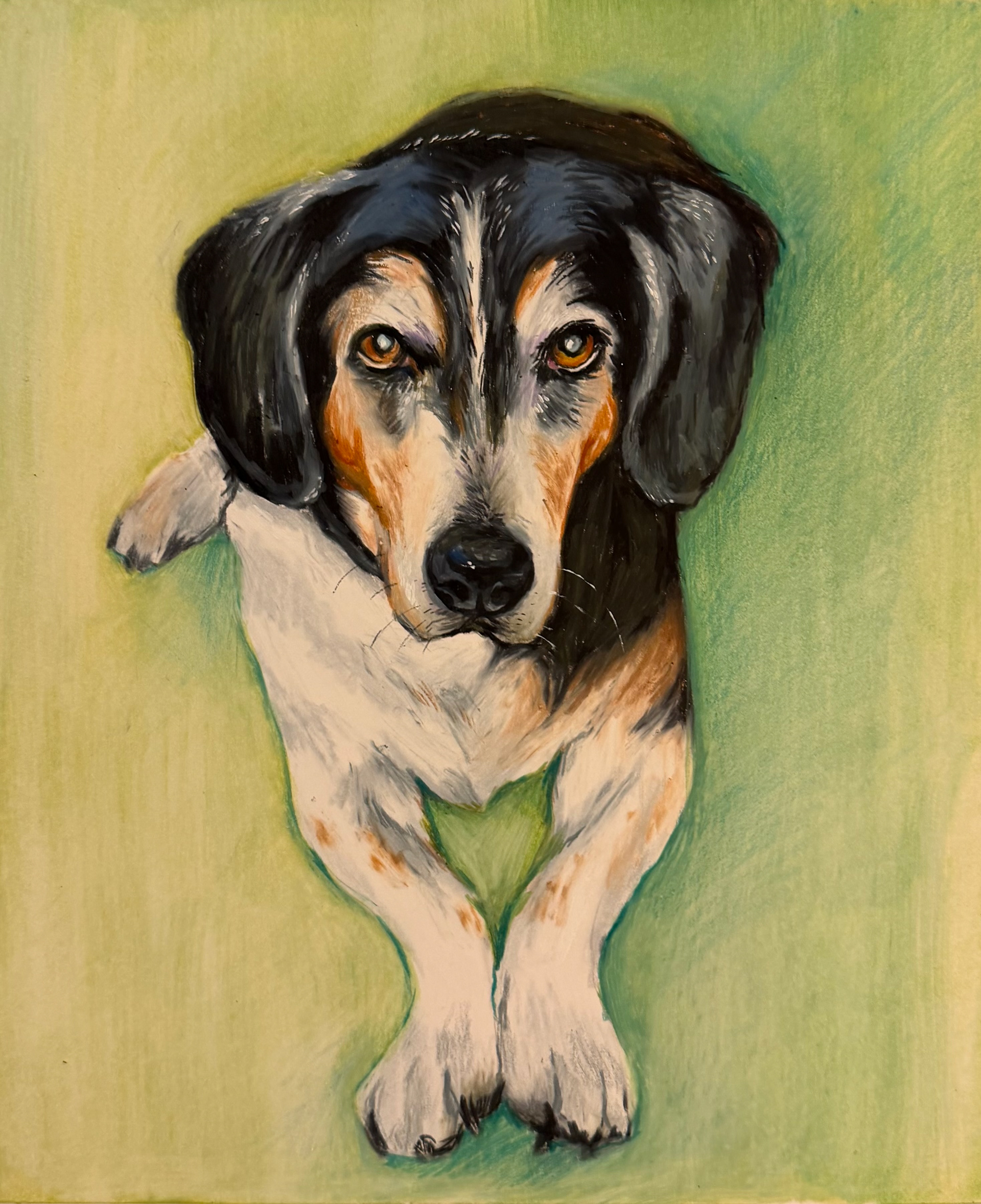 8x10 ; neocolor crayons