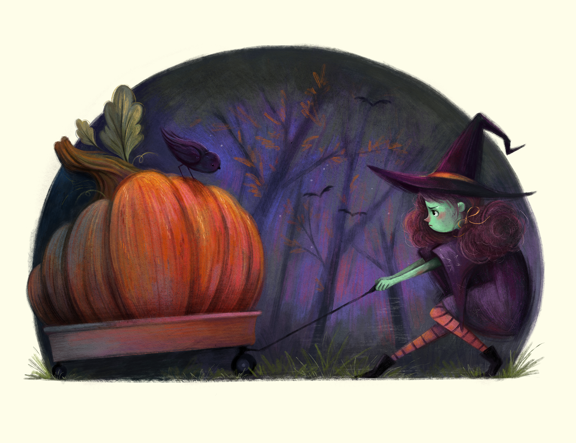 Big Ol Pumpkin ; Procreate 2024