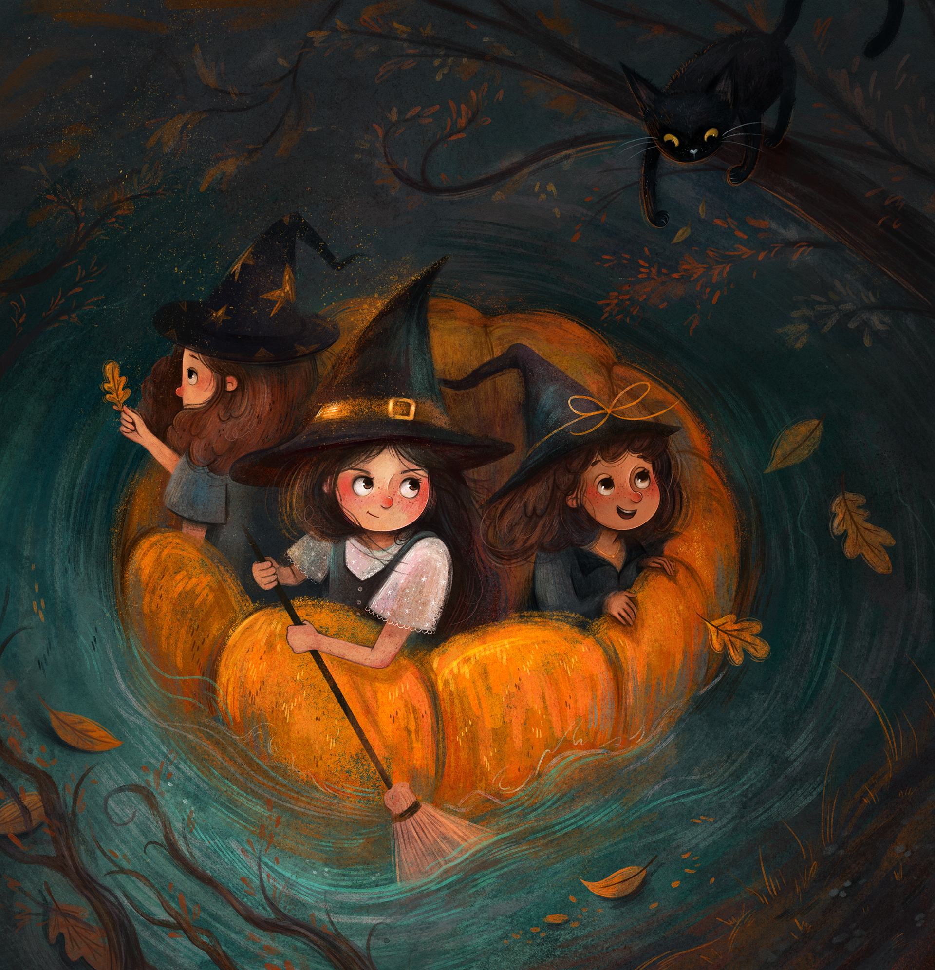 A Witchy Situation ; Procreate 2024