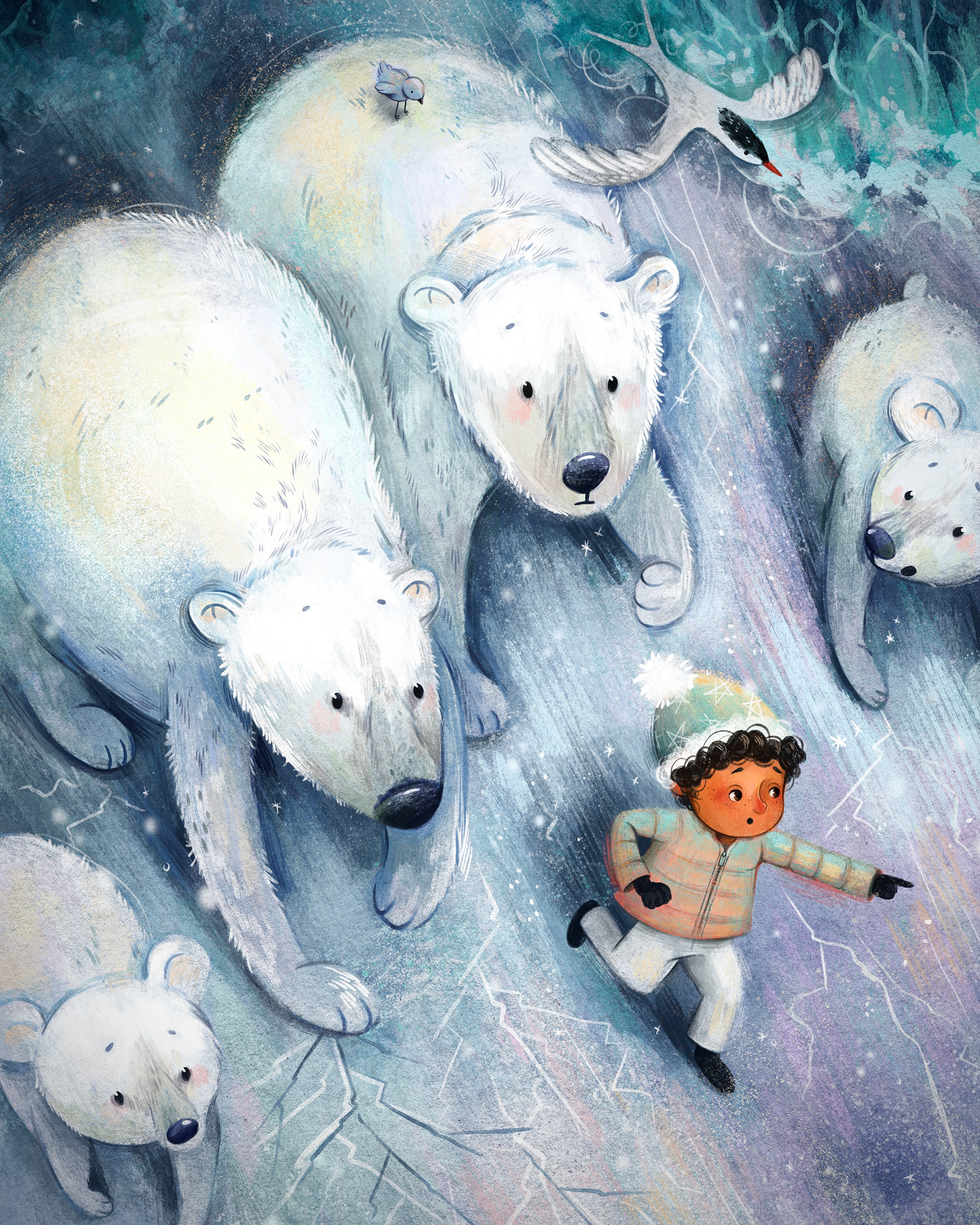 Save the Bears! ; Procreate 2024