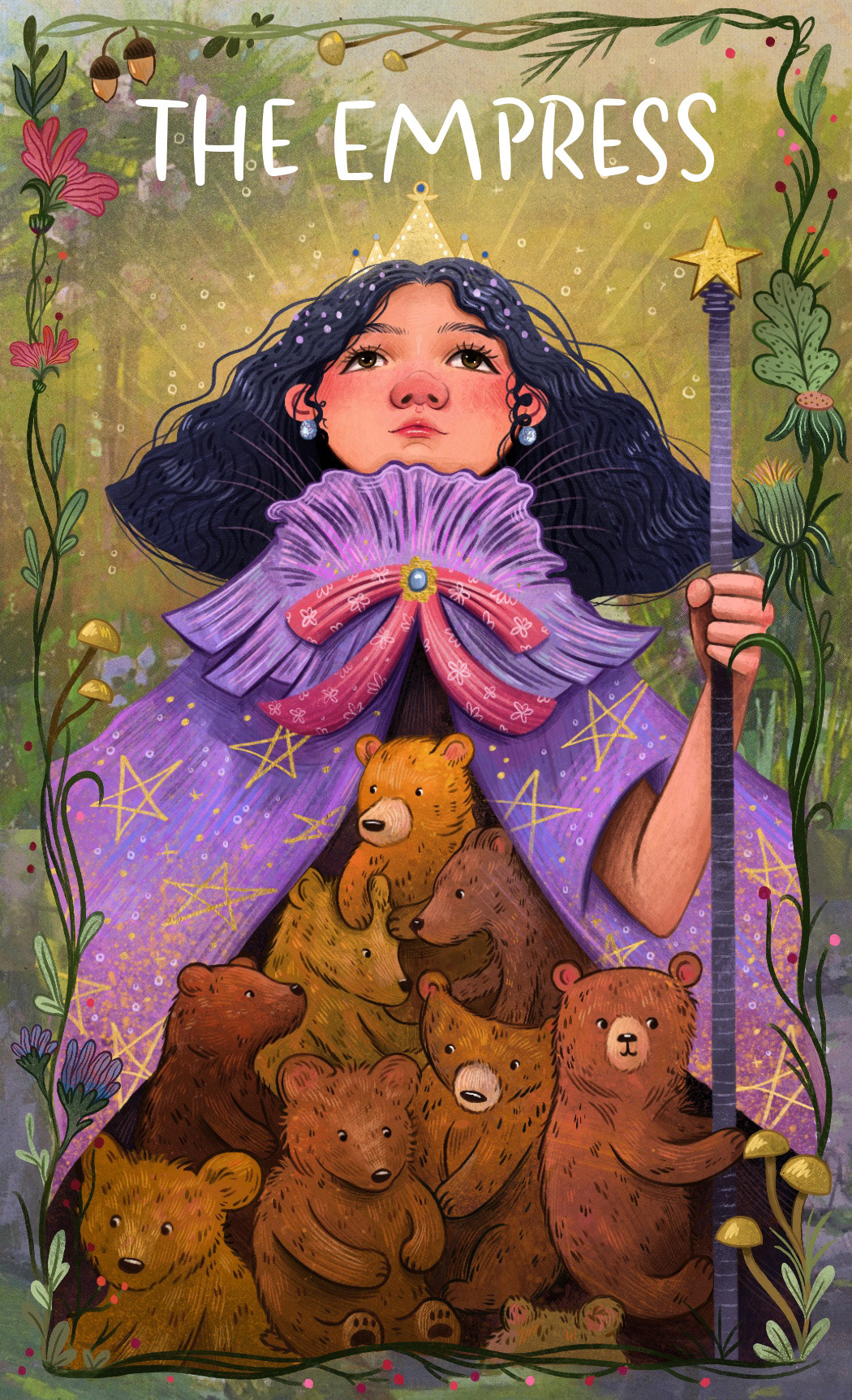 The Empress ; Procreate and Mixed Media Collage