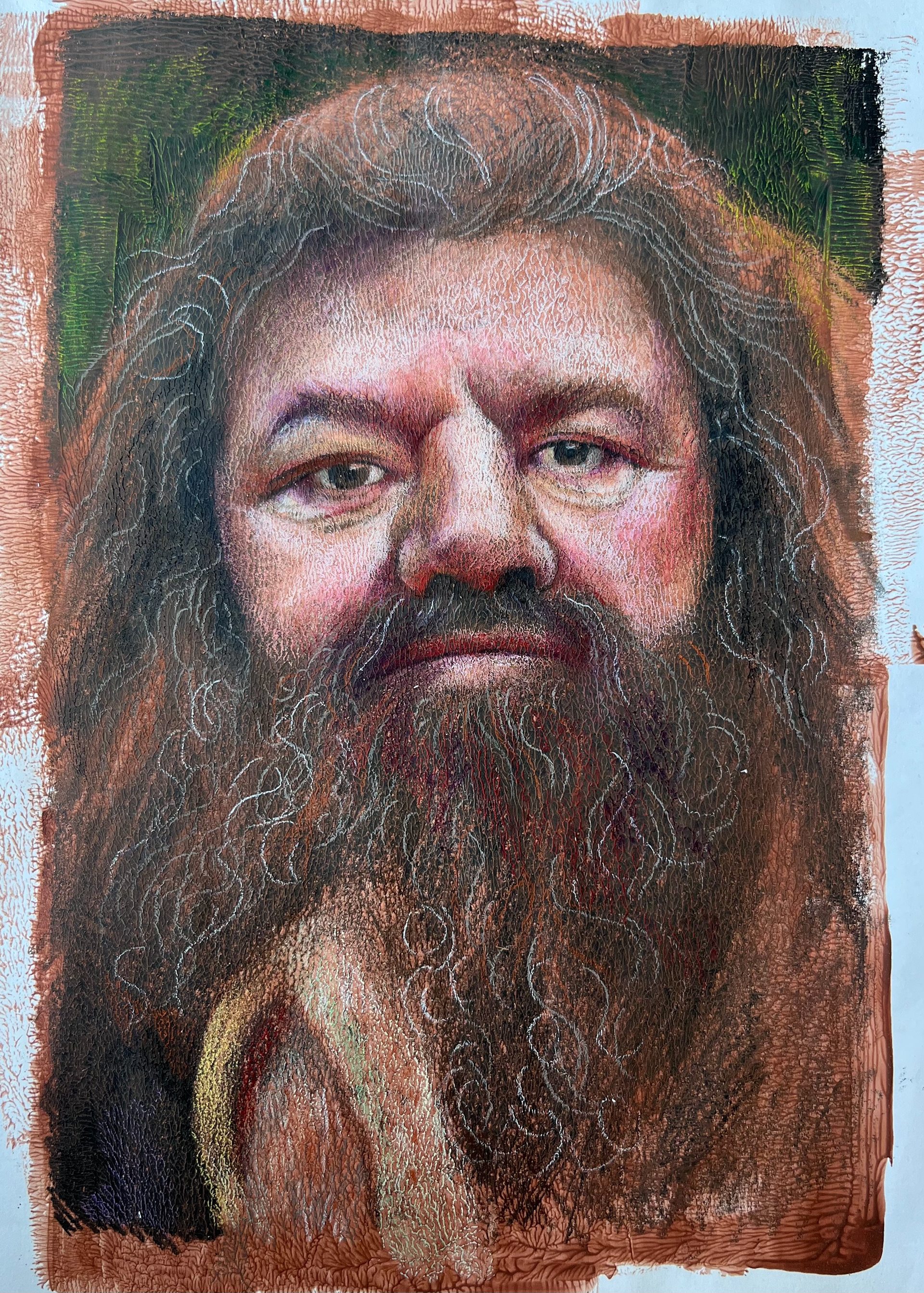 Hagrid ; Colored Pencil