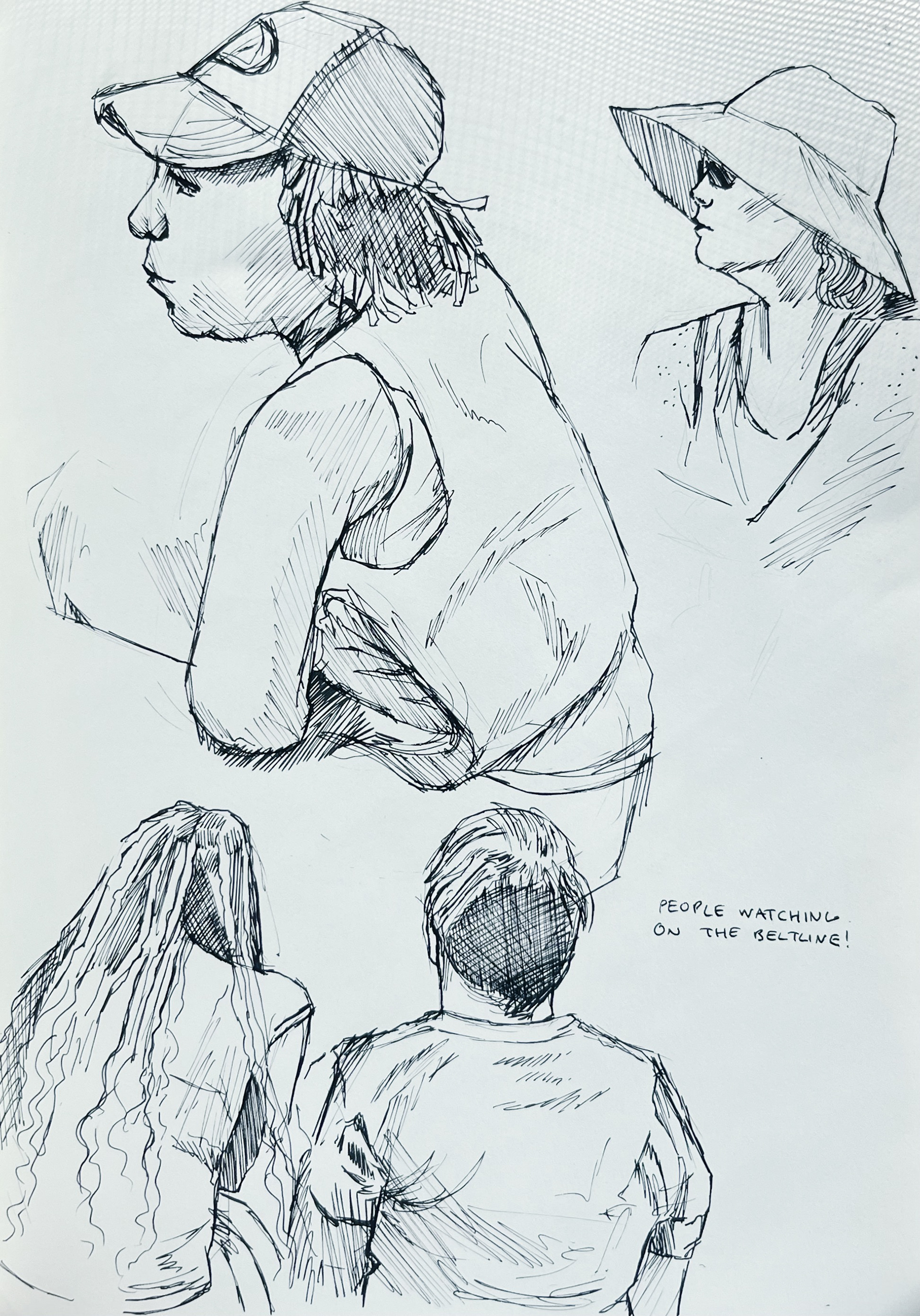 People Watching ; Ink