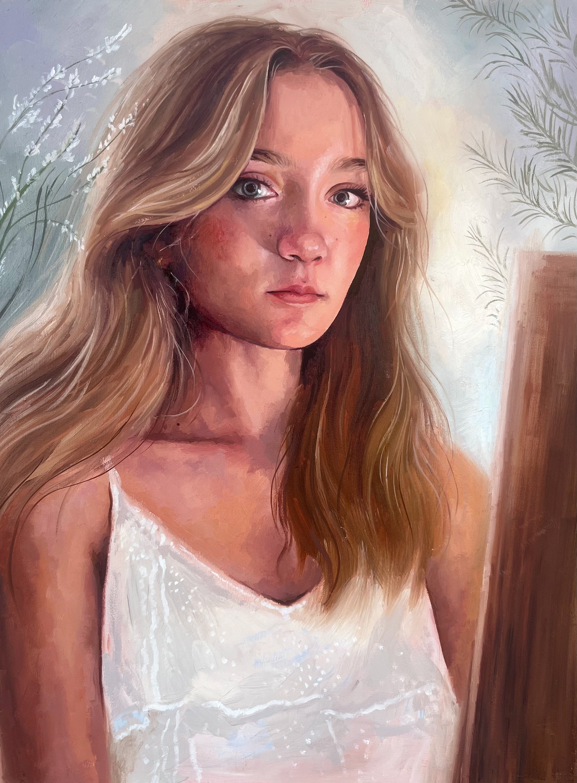 Self ; Oil on Masonite 12" x 16"