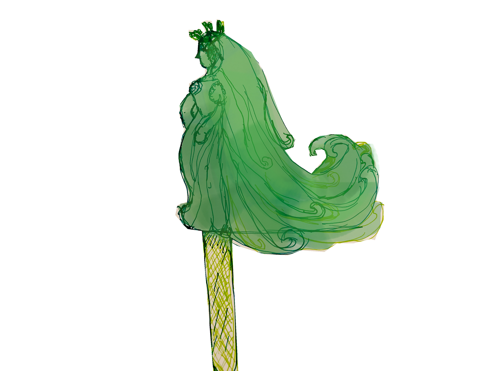 Concept Art - La Bruja Stick Prop 