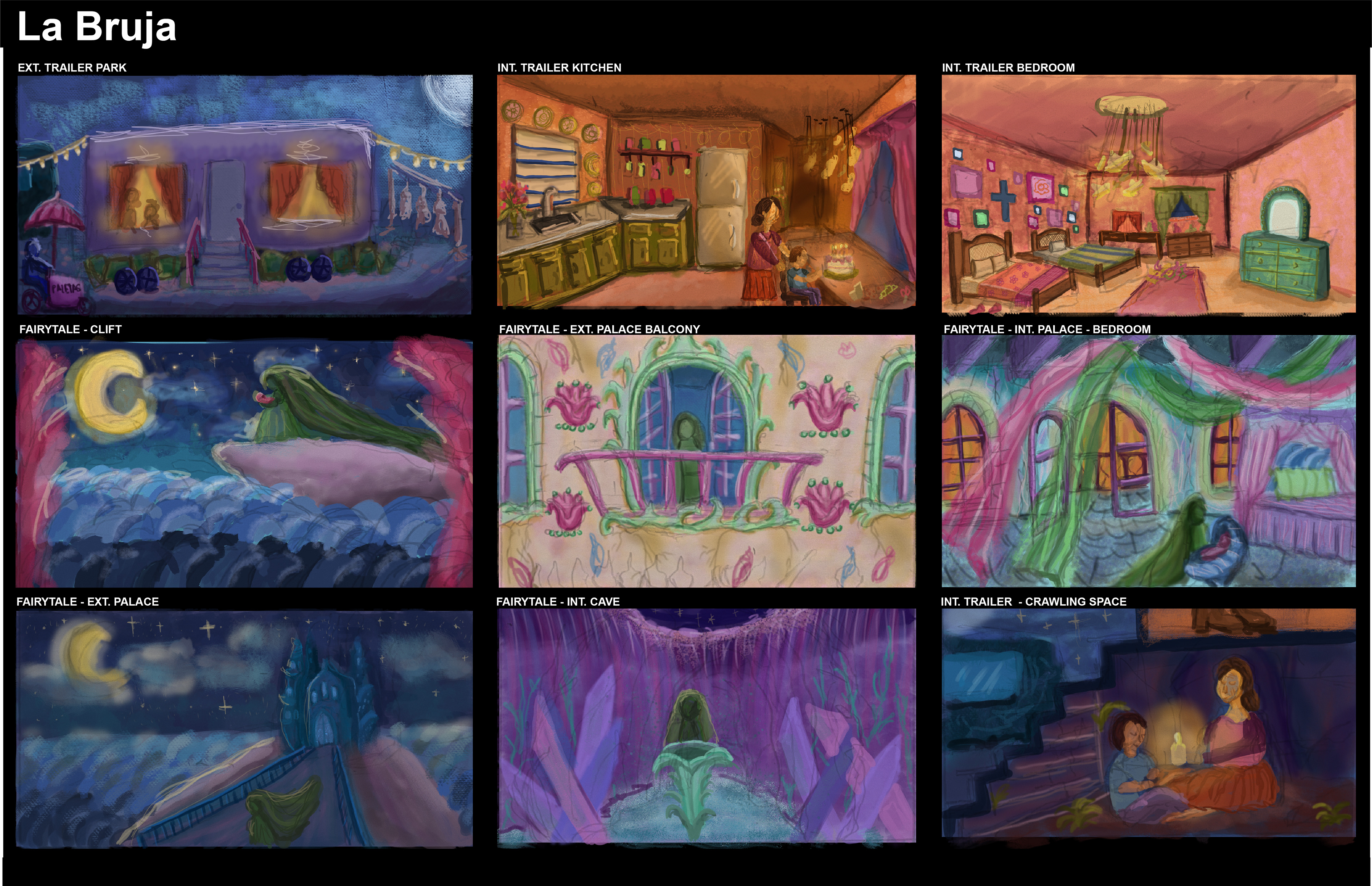 La Bruja Color Script