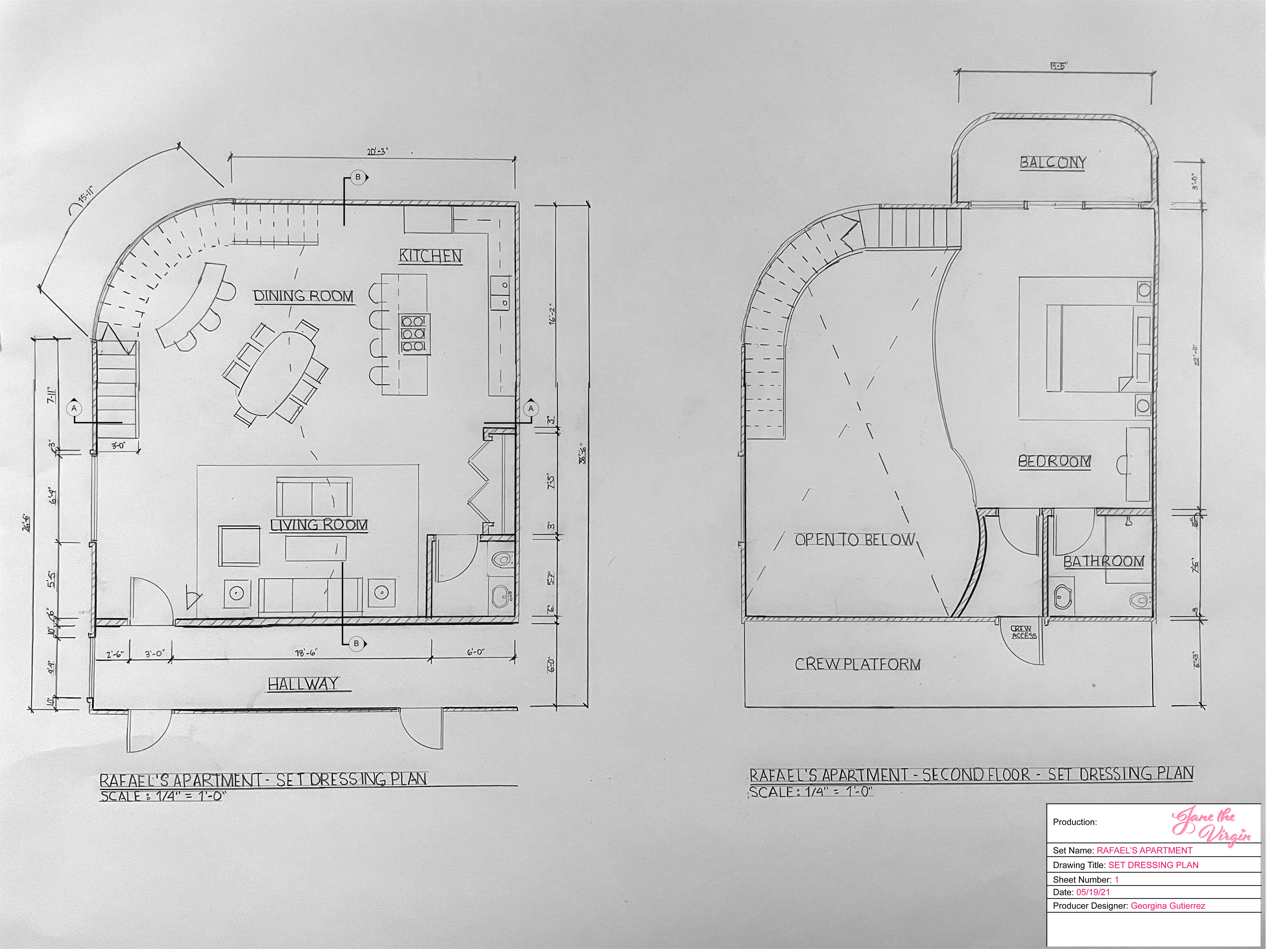 Rafael's Apartment - Floor Plan