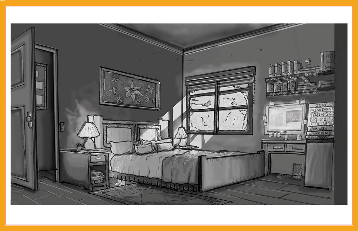 Jane's Bedroom - Concept Art