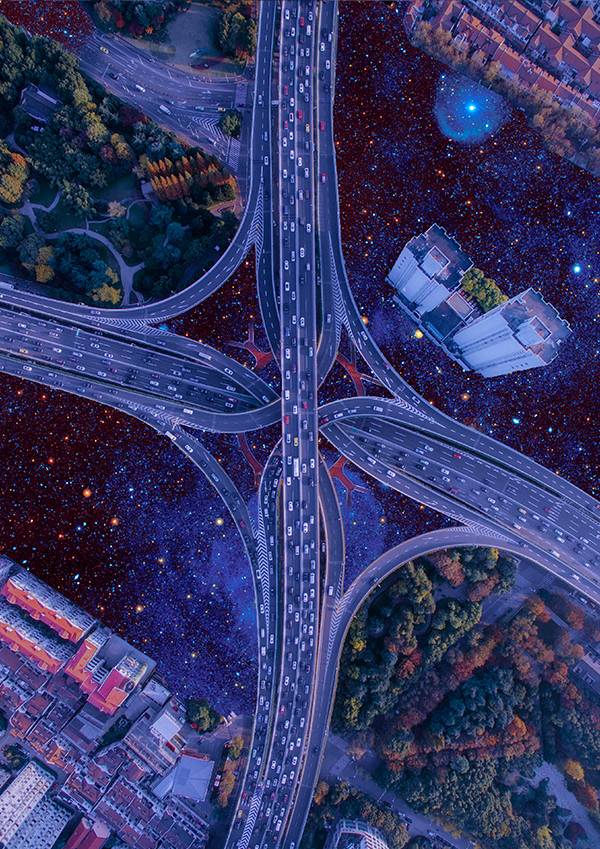 The forgotten world 5  |  Digital collage, Archival pigment print  |  35.5 x 28 cm, 2021