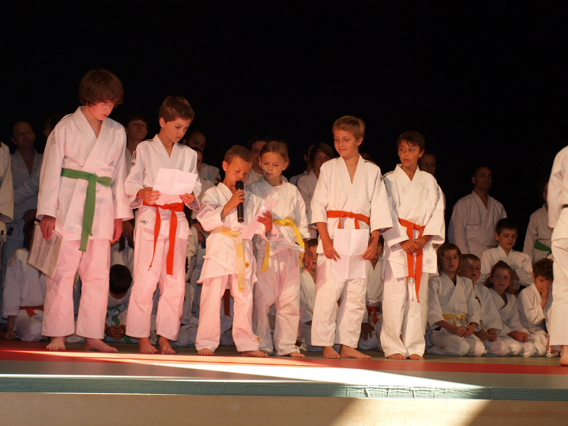 Remise des ceintures, juin 2011