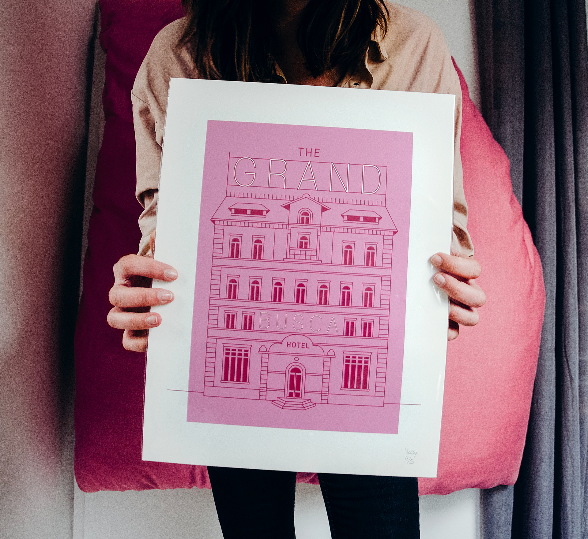 The Grand Busca Hotel • Illustration vectorielle