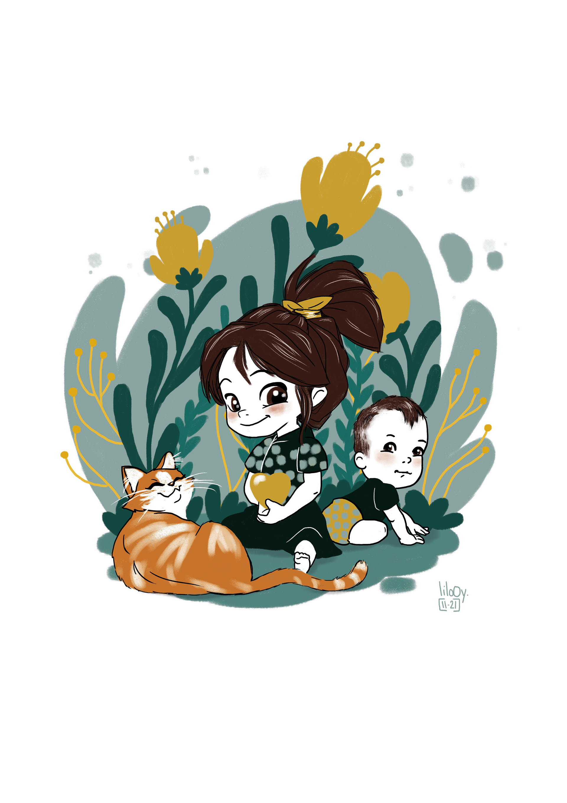 Family • Commande • Illustration numérique
