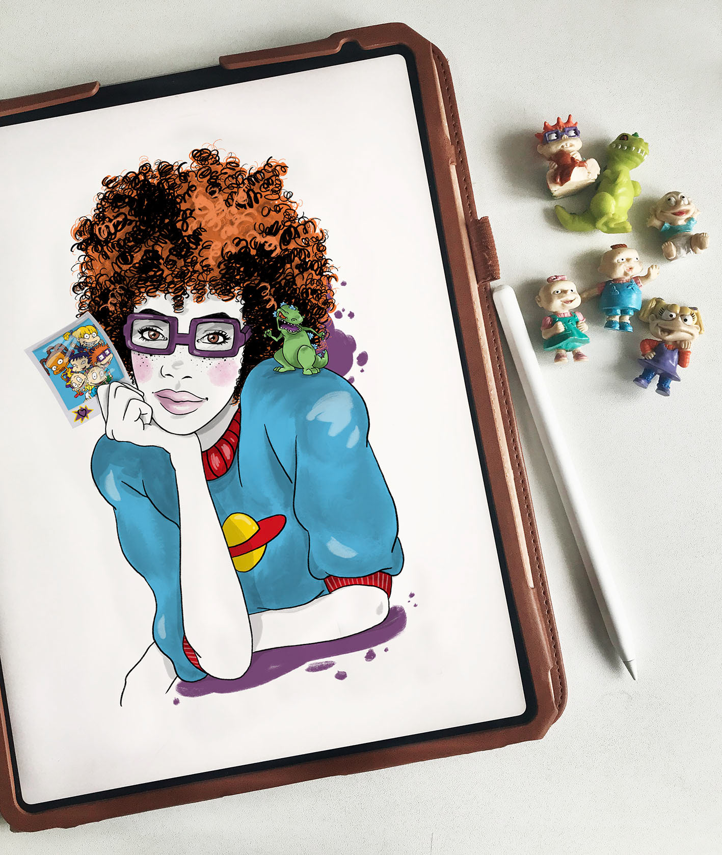 Madame La Binocle • Illustration numérique