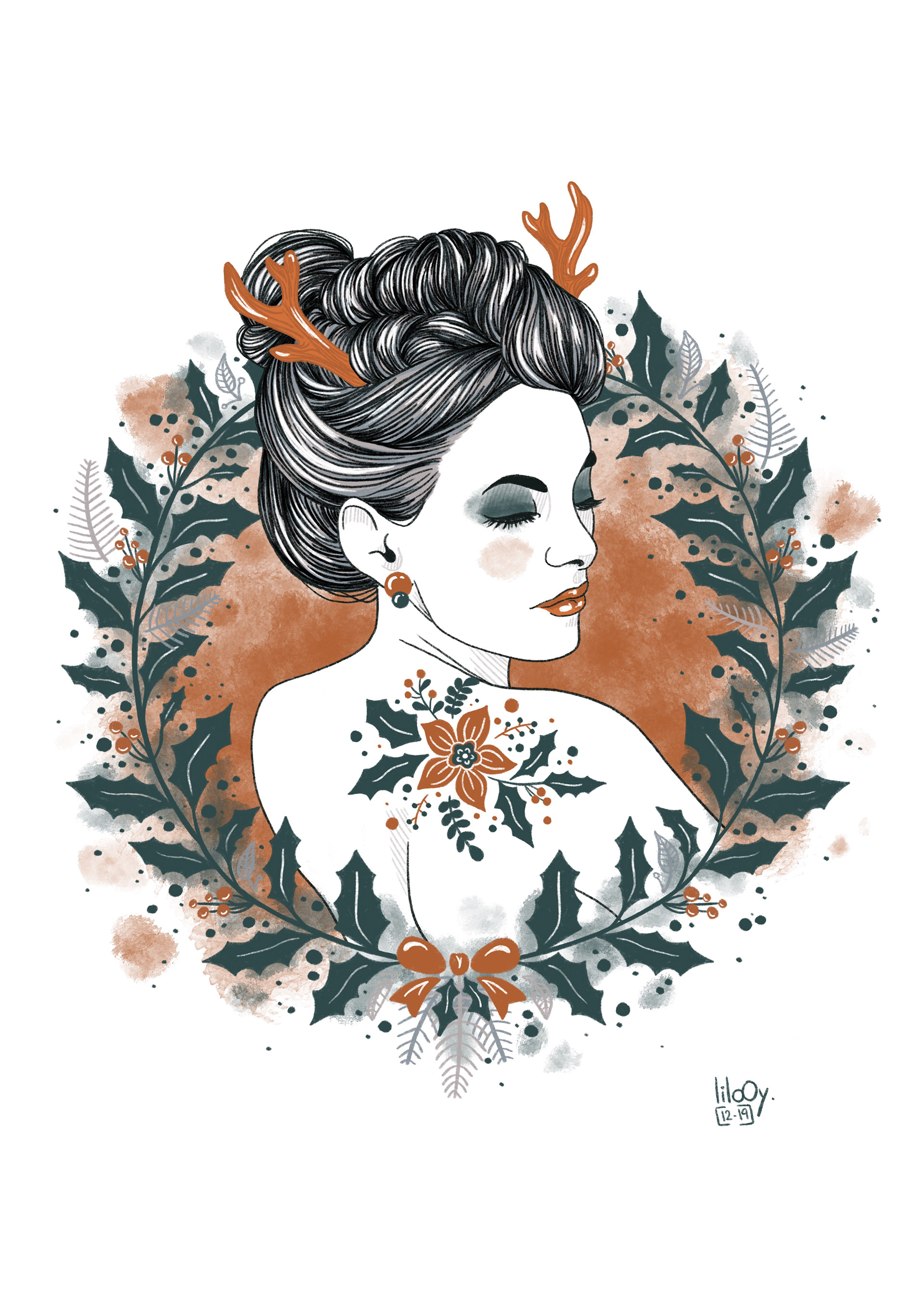 Madame Bichoux • Illustration numérique