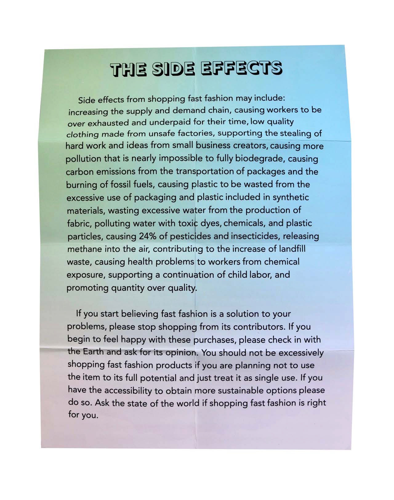 Unfolded Zine