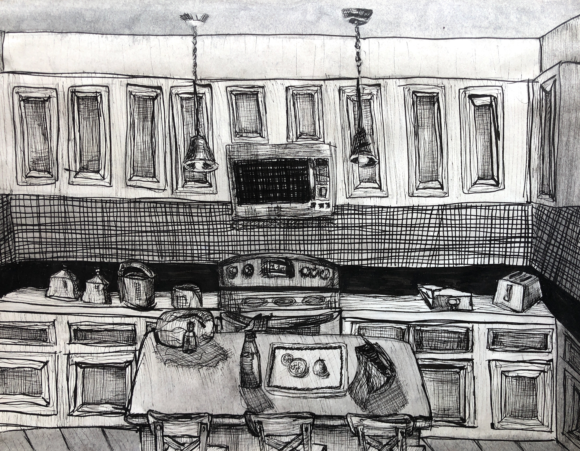 Sketchbook of Kitchen