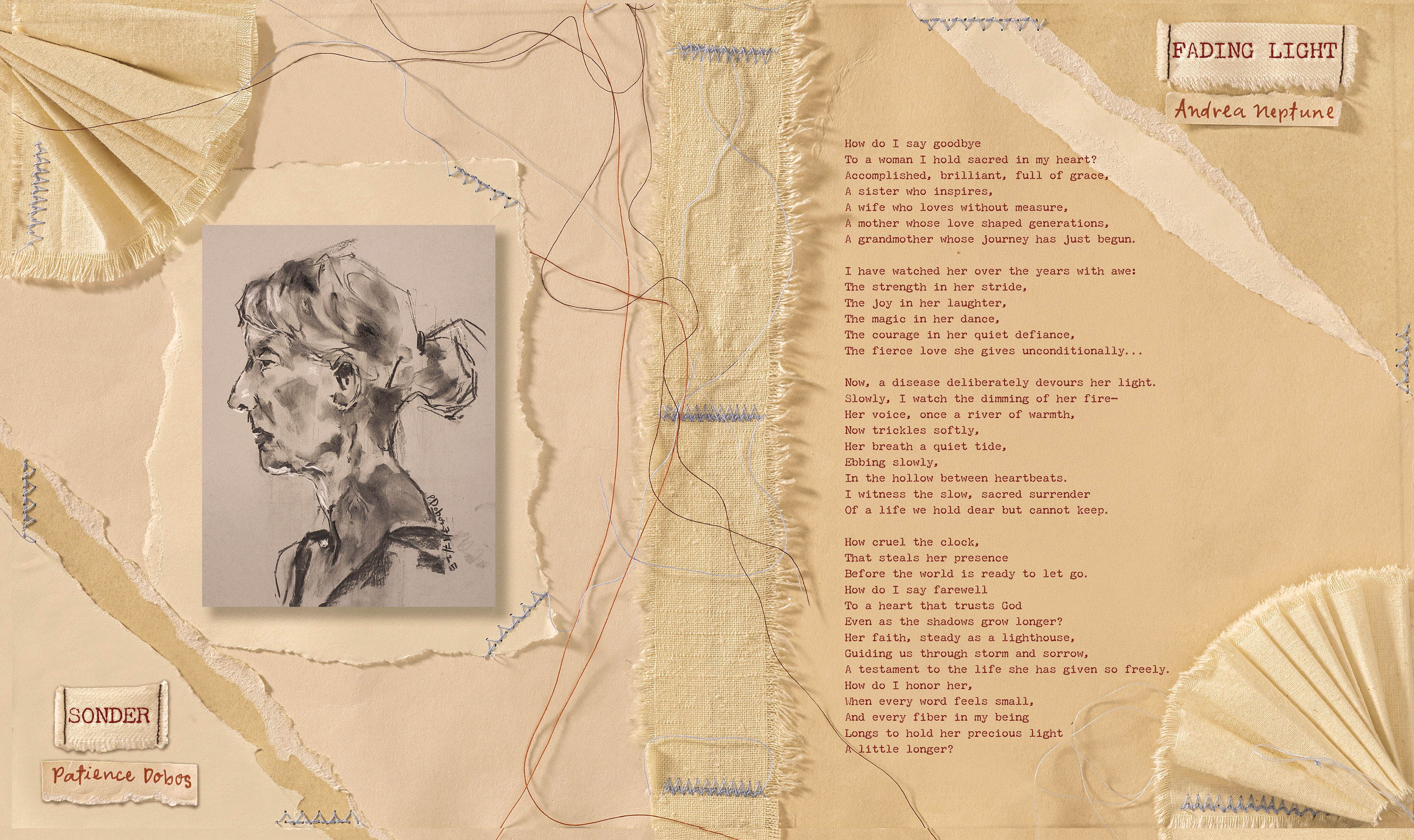 Page layout before binding.
