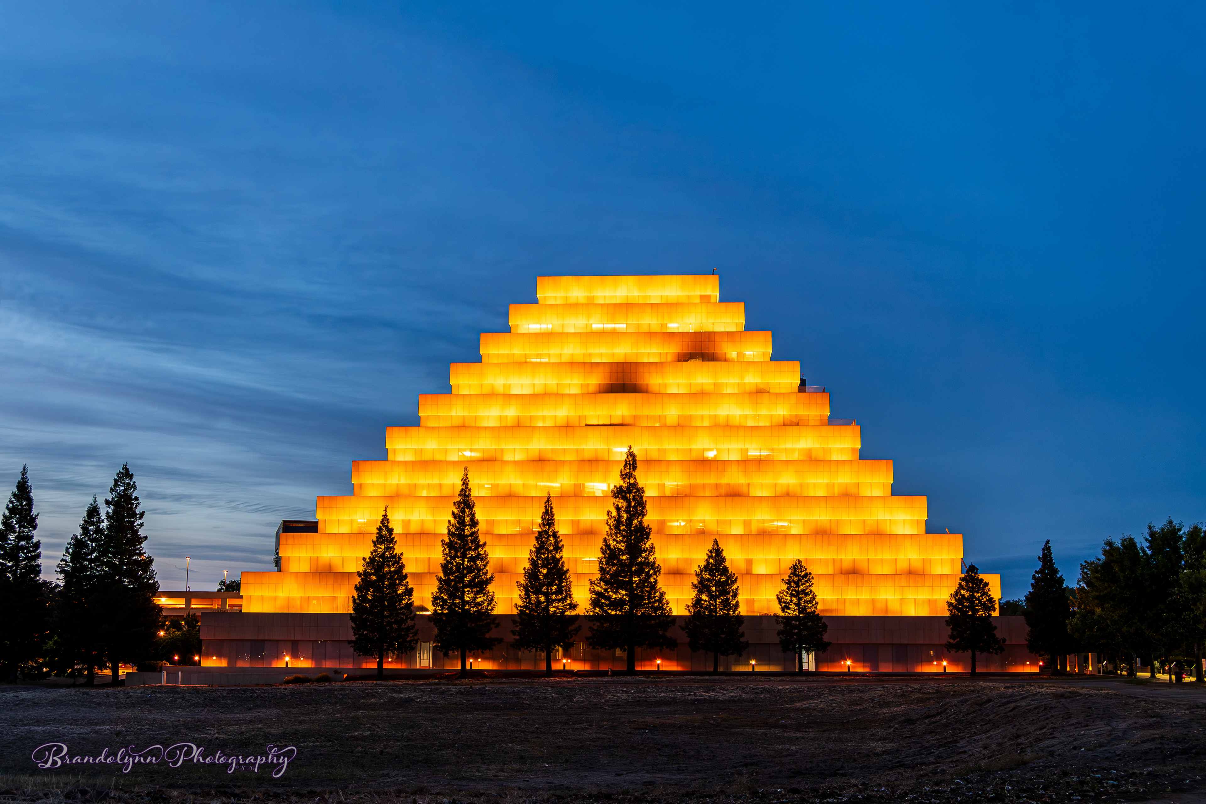 The Ziggurat in Sacramento, CA.
