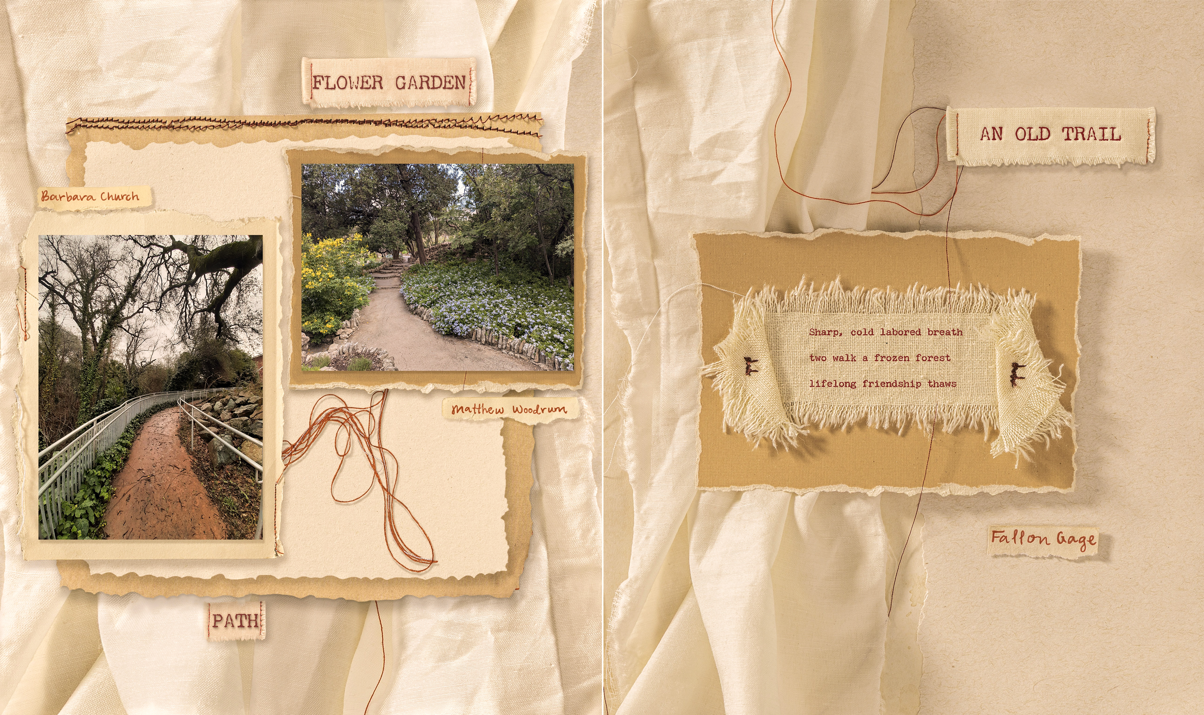 Page layout before binding.