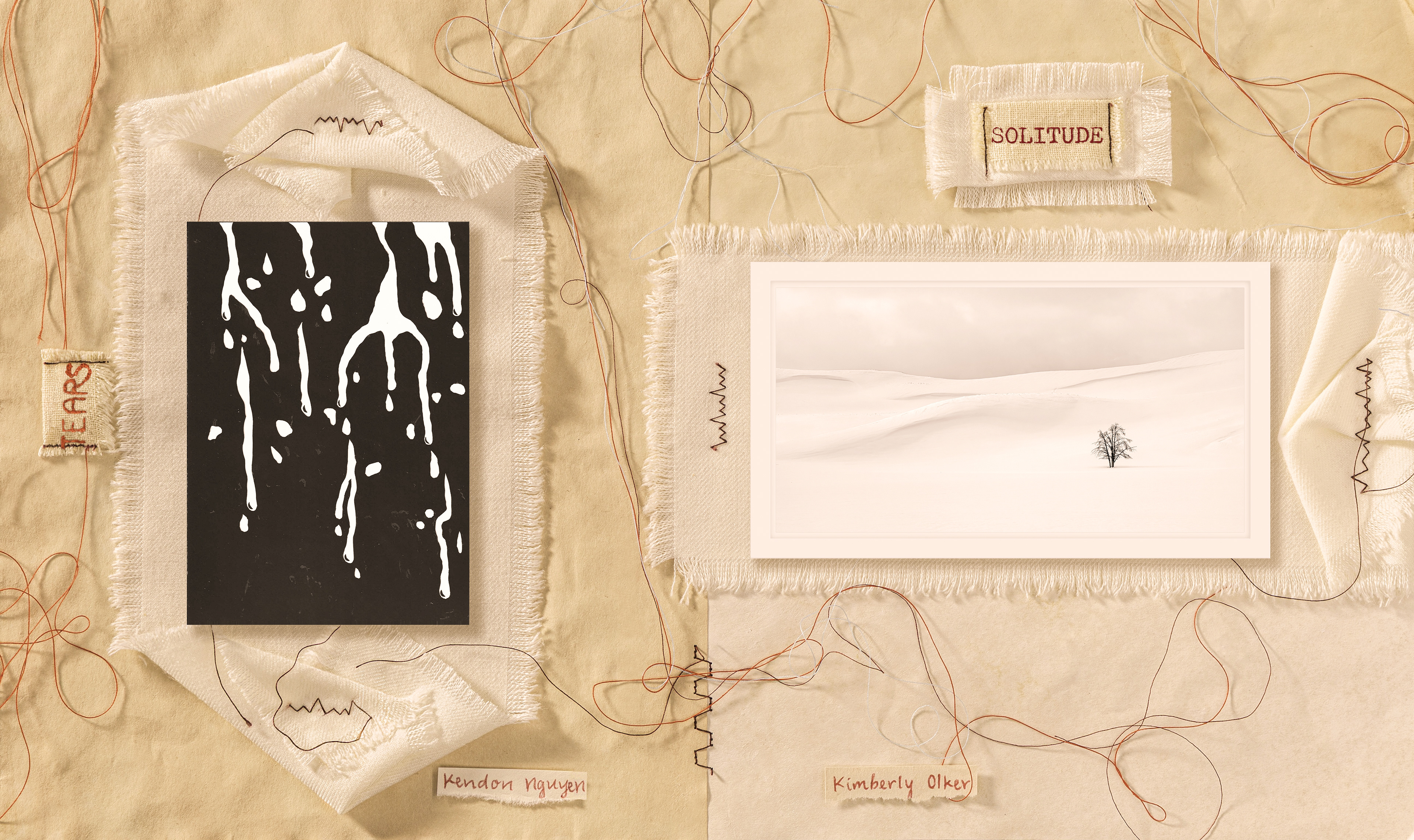 Page layout before binding.