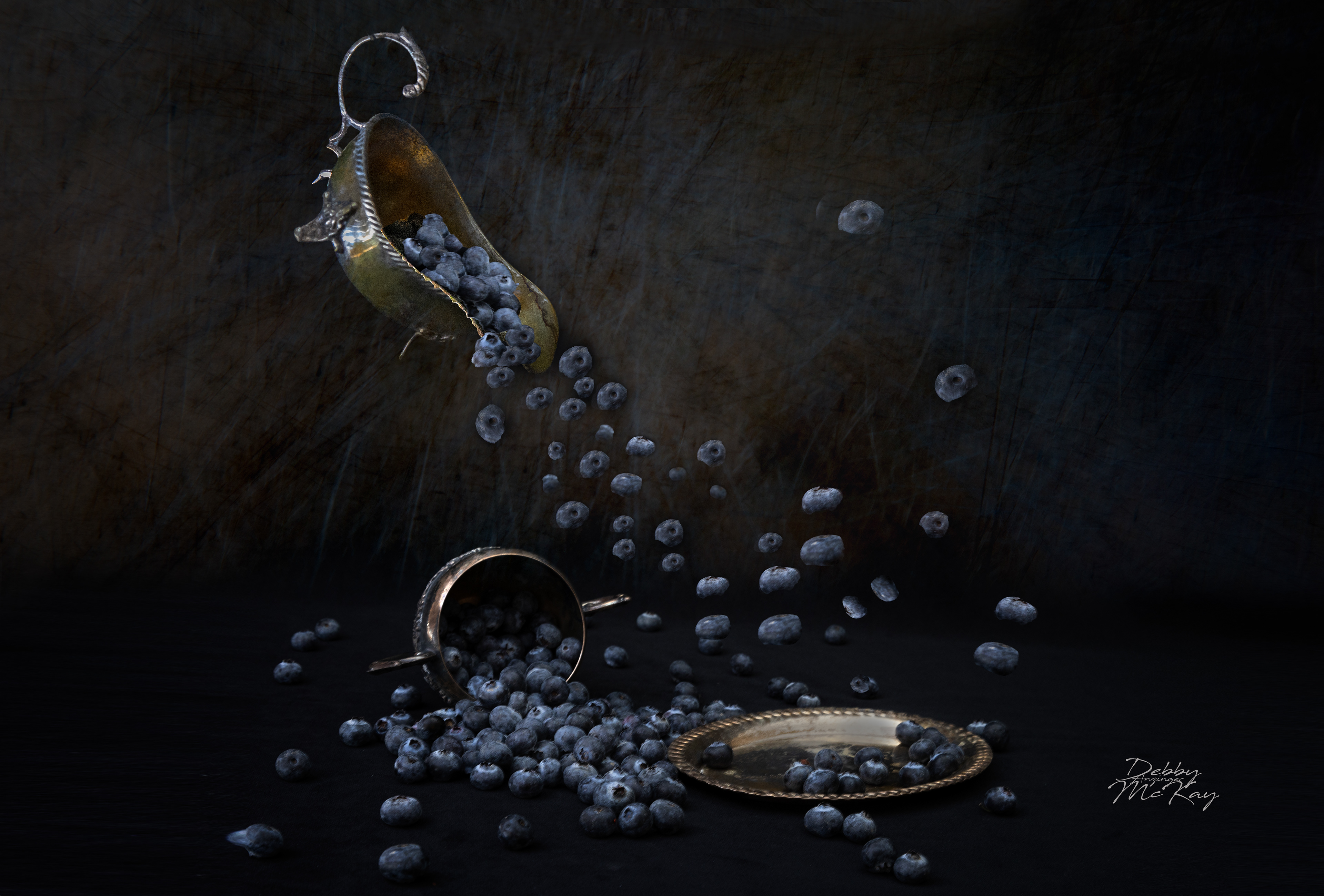 Falling Blueberries
