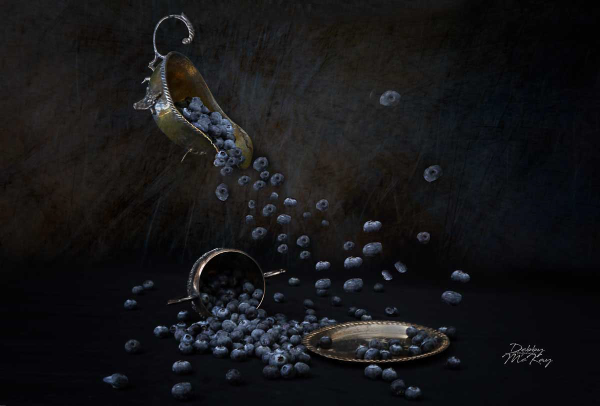 Falling Blueberries
