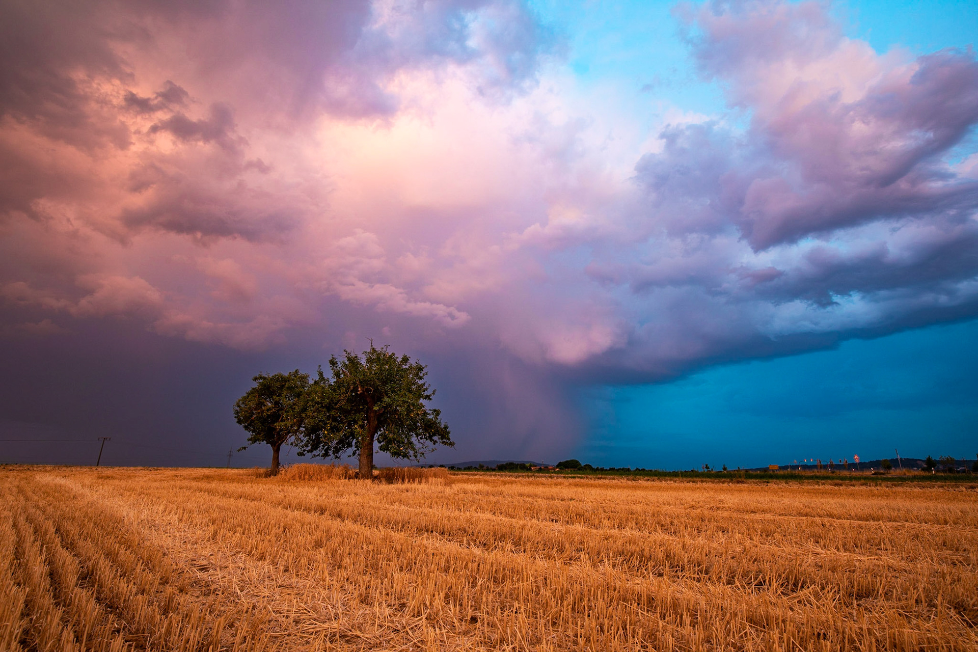 Gewitter am 08.08.2018 bei Friedberg