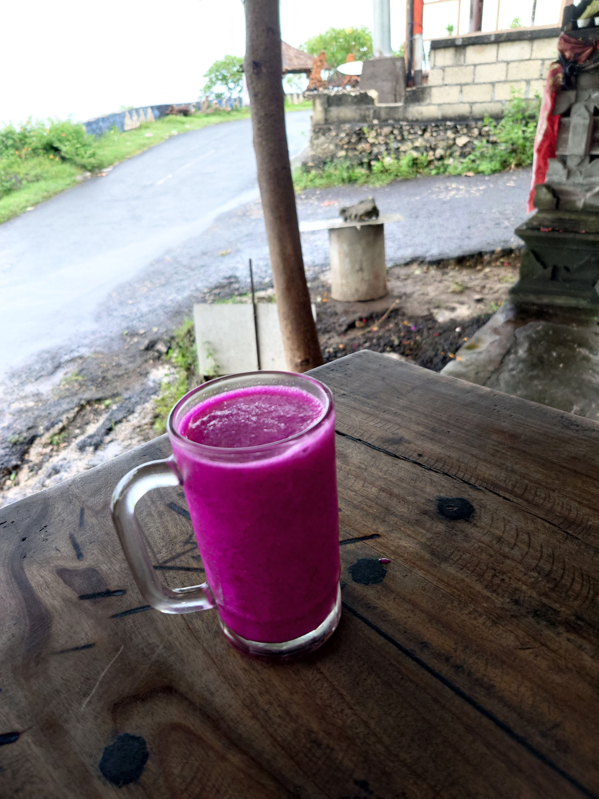 Sieht fancy aus: Dragonfruit-Saft.